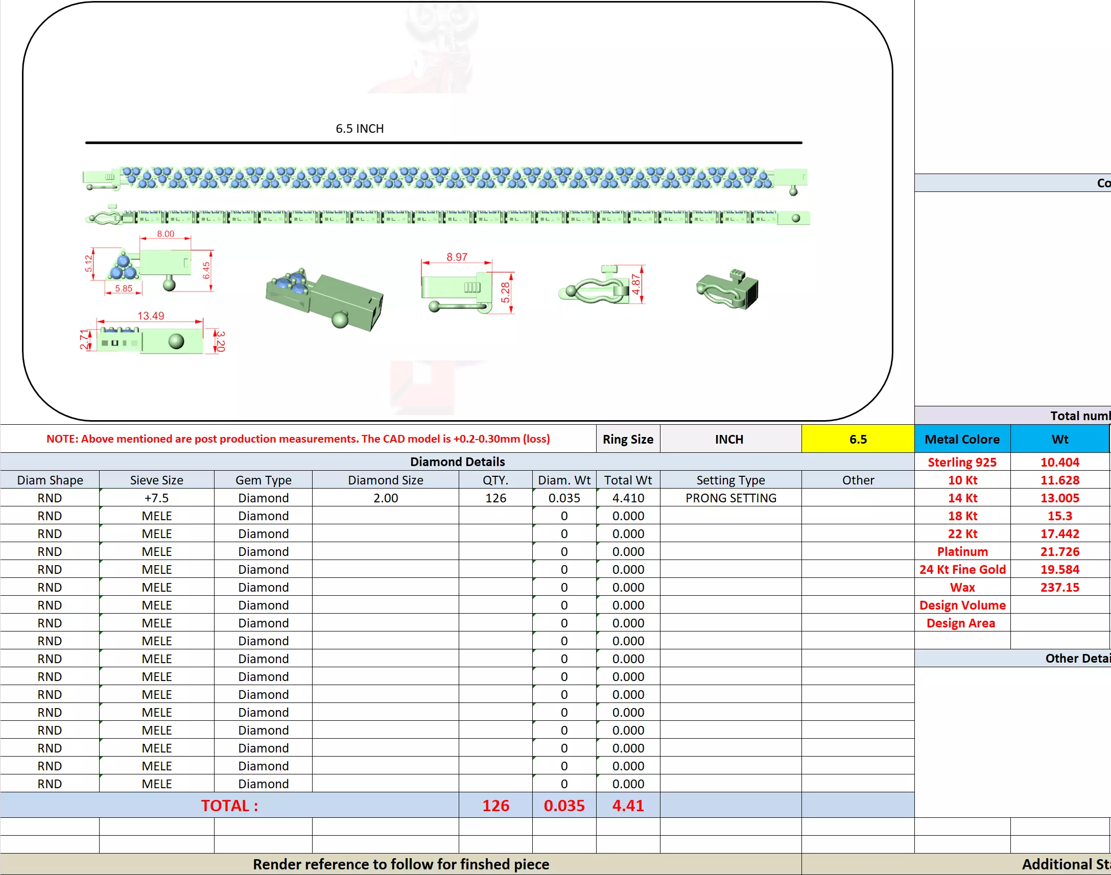 Triangle Design Mens Bracelet With Video and Files 3DM STL 3D print model_13