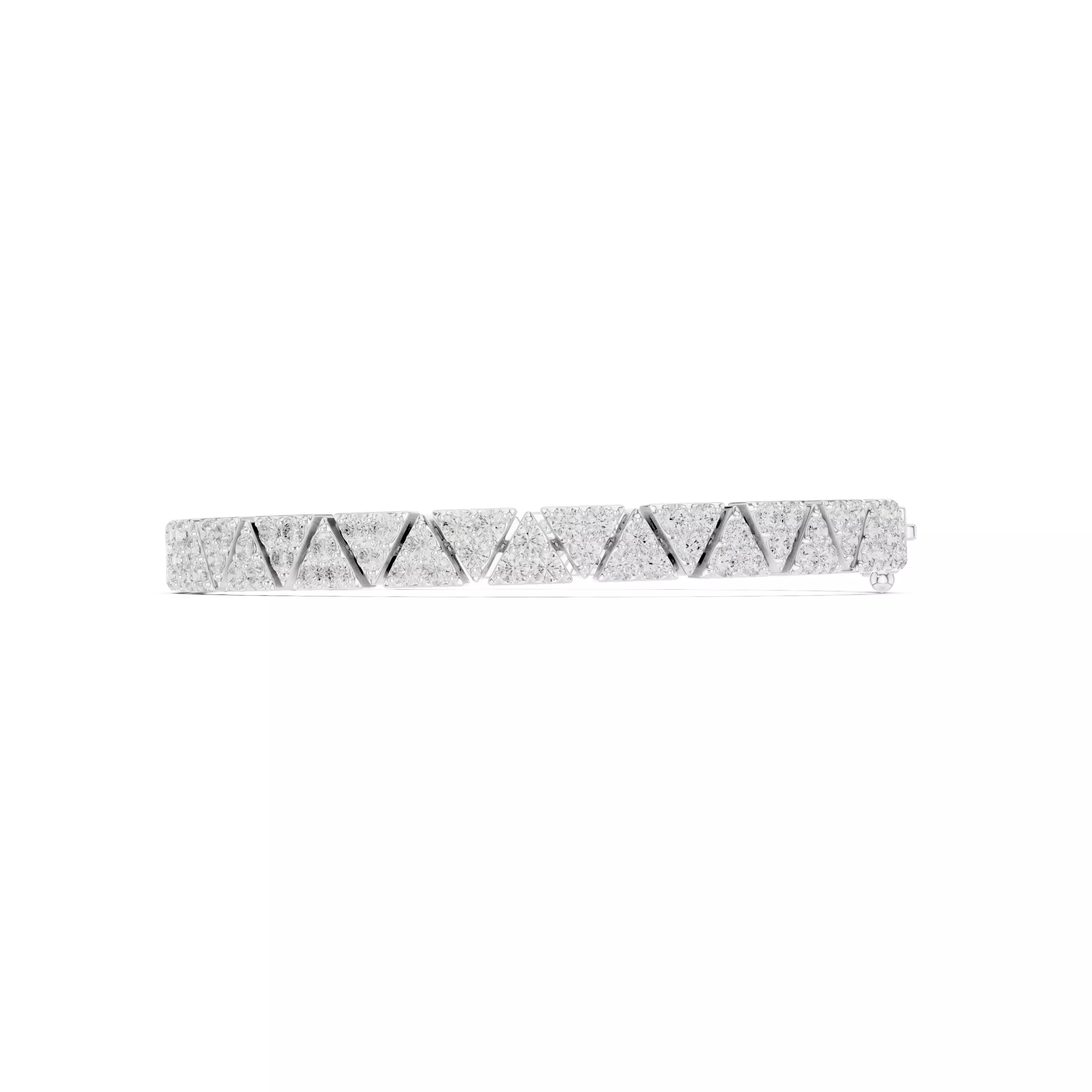 Triangle Design Mens Bracelet With Video and Files 3DM STL 3D print model_8