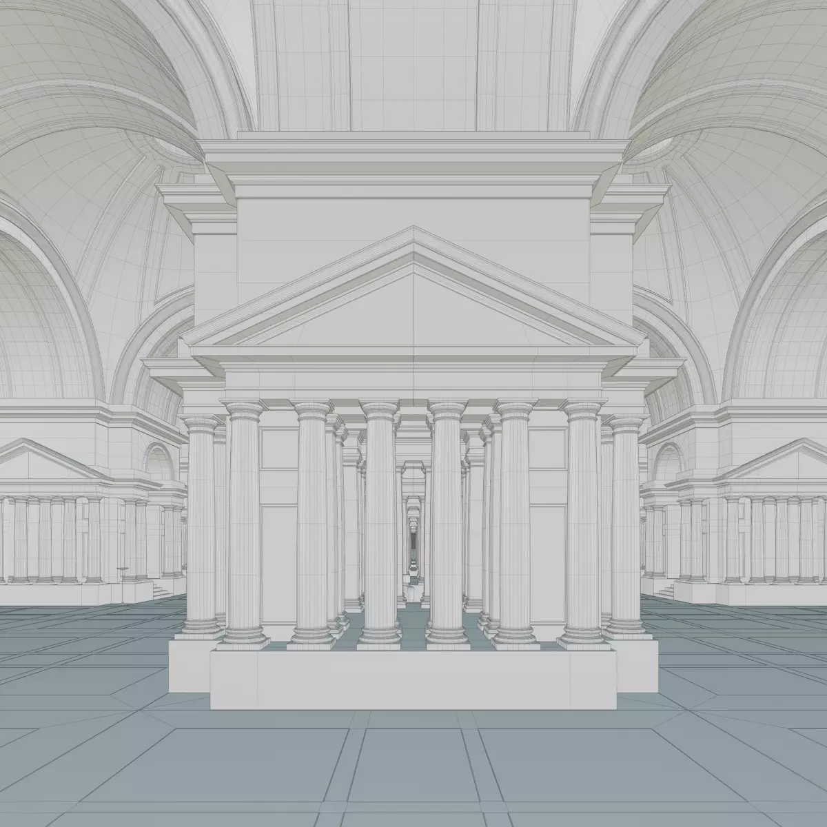 Doric Hall 3D model_38