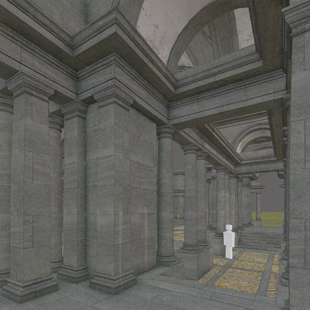 Doric Hall 3D model_31