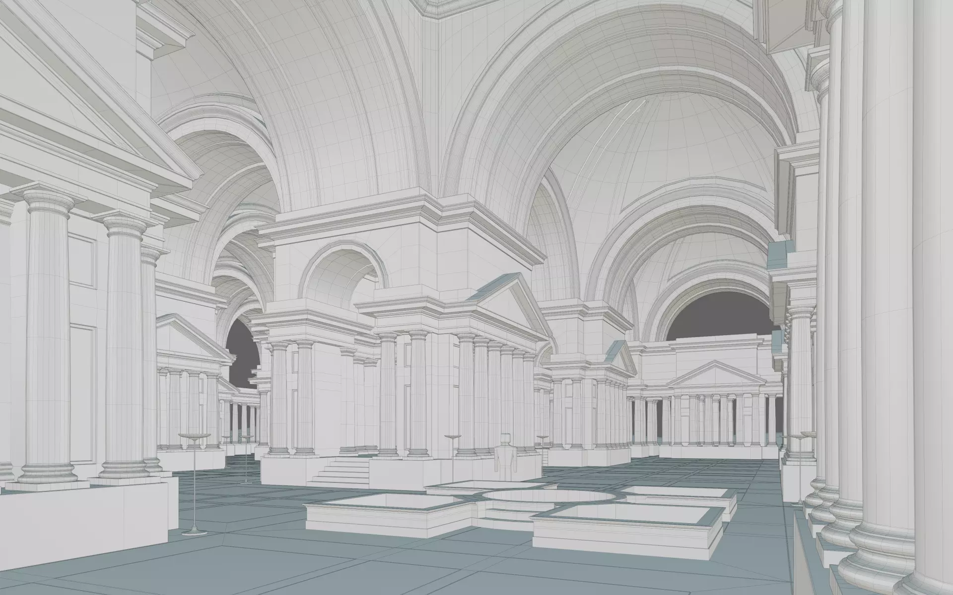 Doric Hall 3D model_35