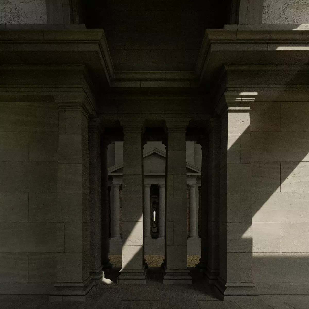 Doric Hall 3D model_18