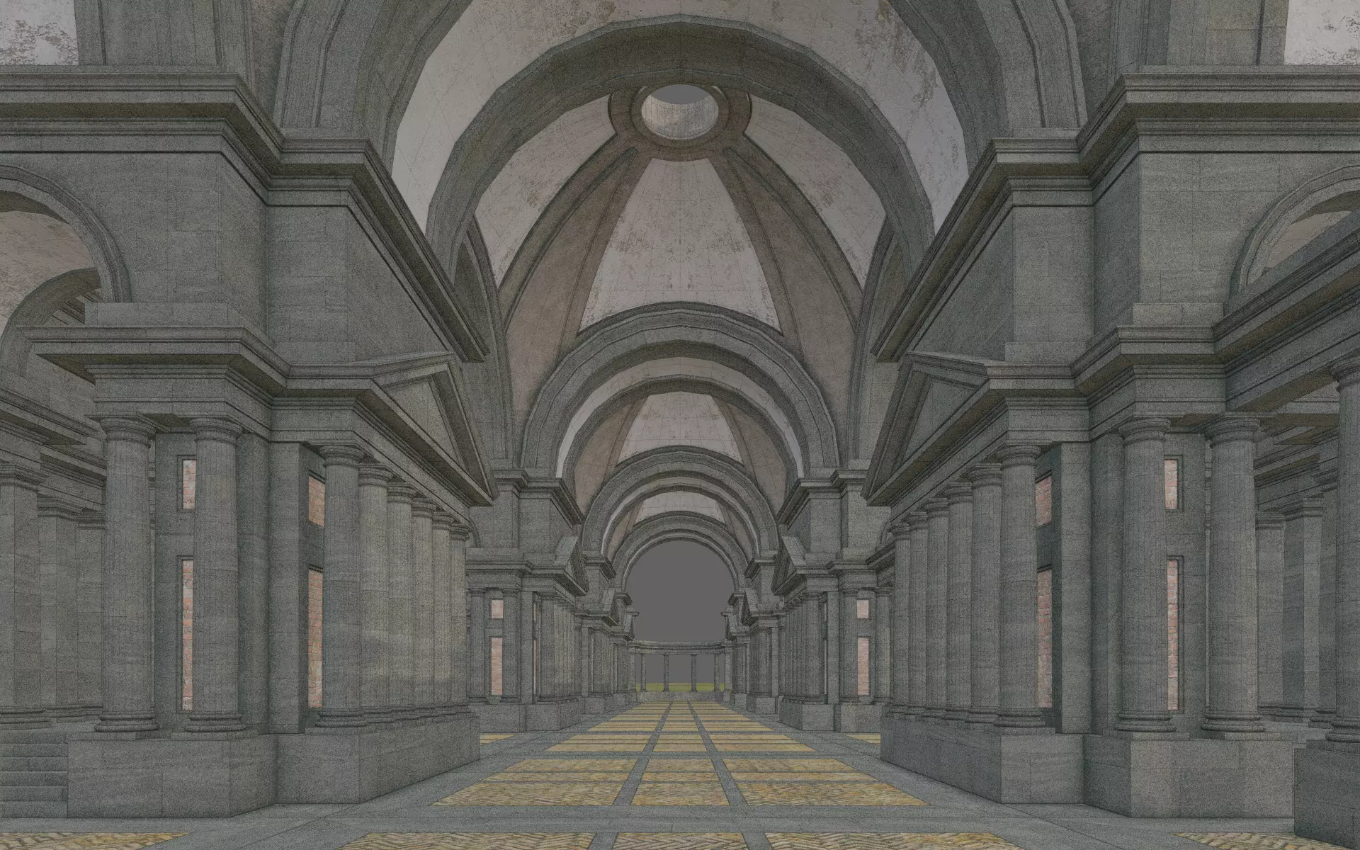 Doric Hall 3D model_25