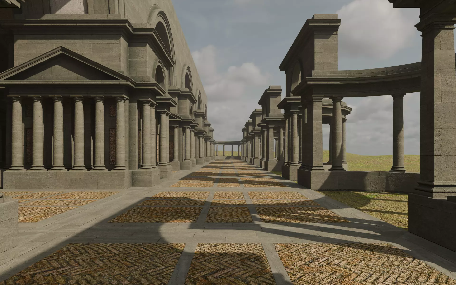 Doric Hall 3D model_15