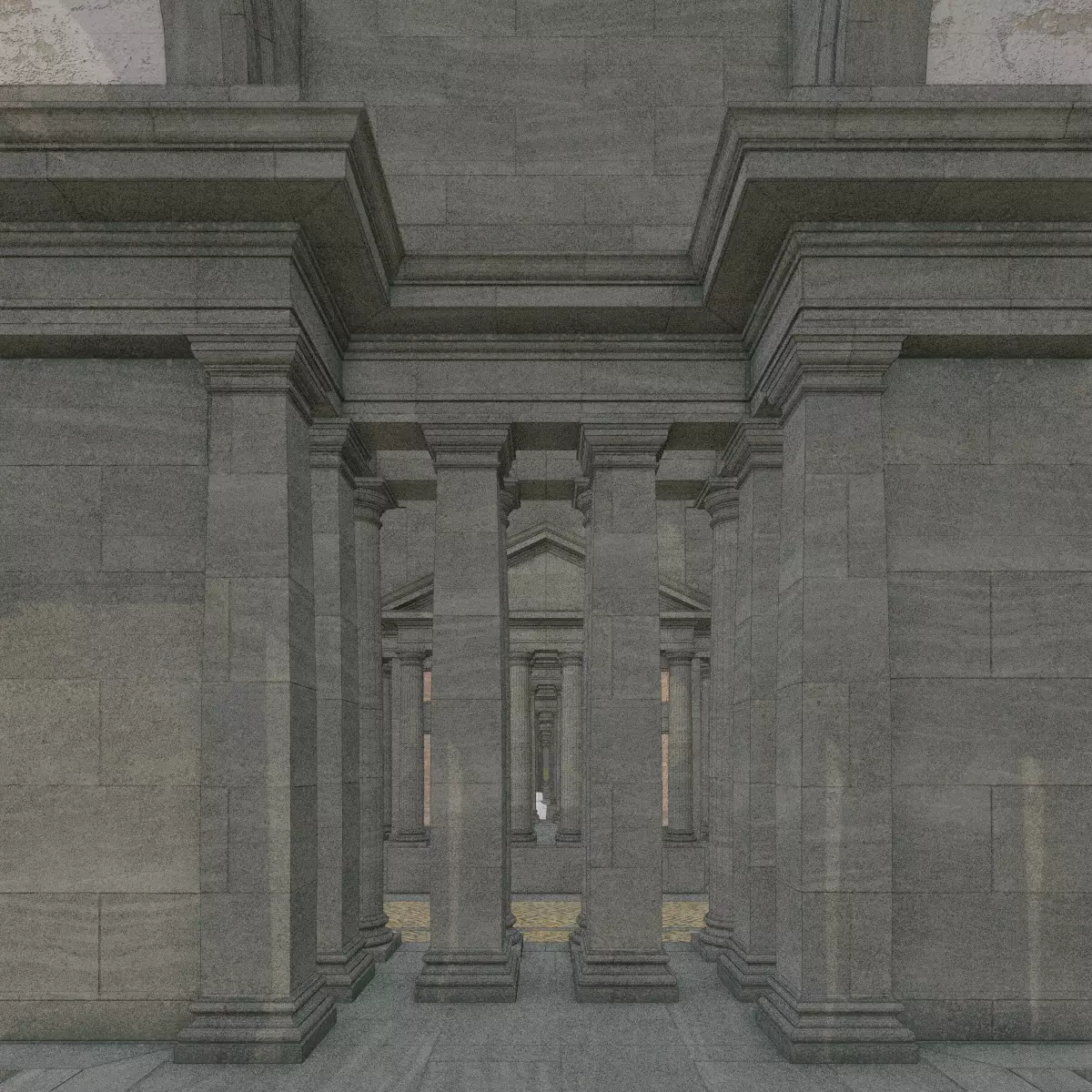 Doric Hall 3D model_30