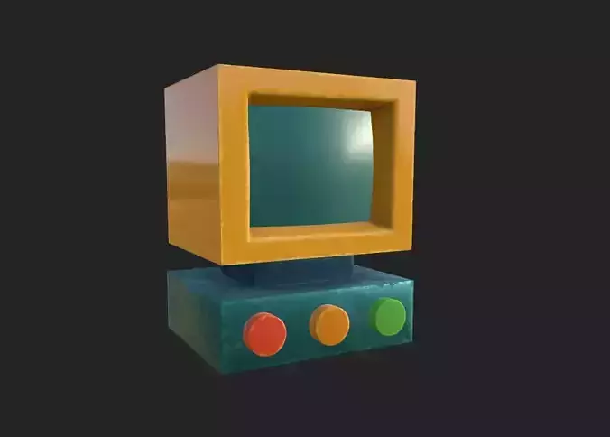 Stylized Lab Monitor