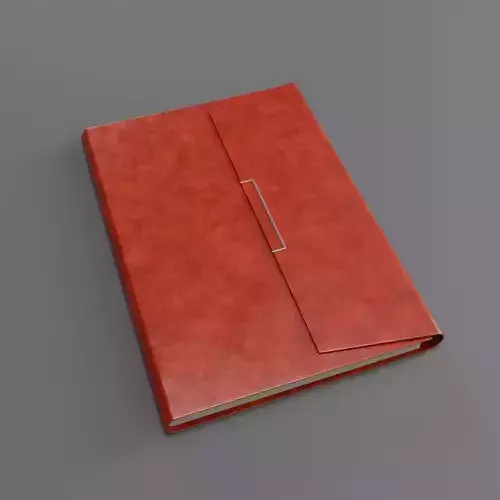 Notebook with rivet