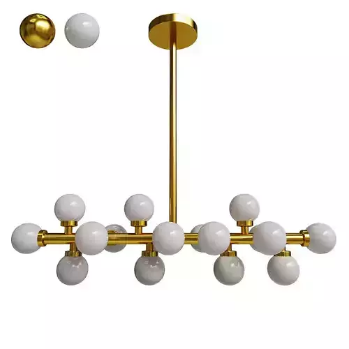 IGNIS Frosted Glass Chandelier