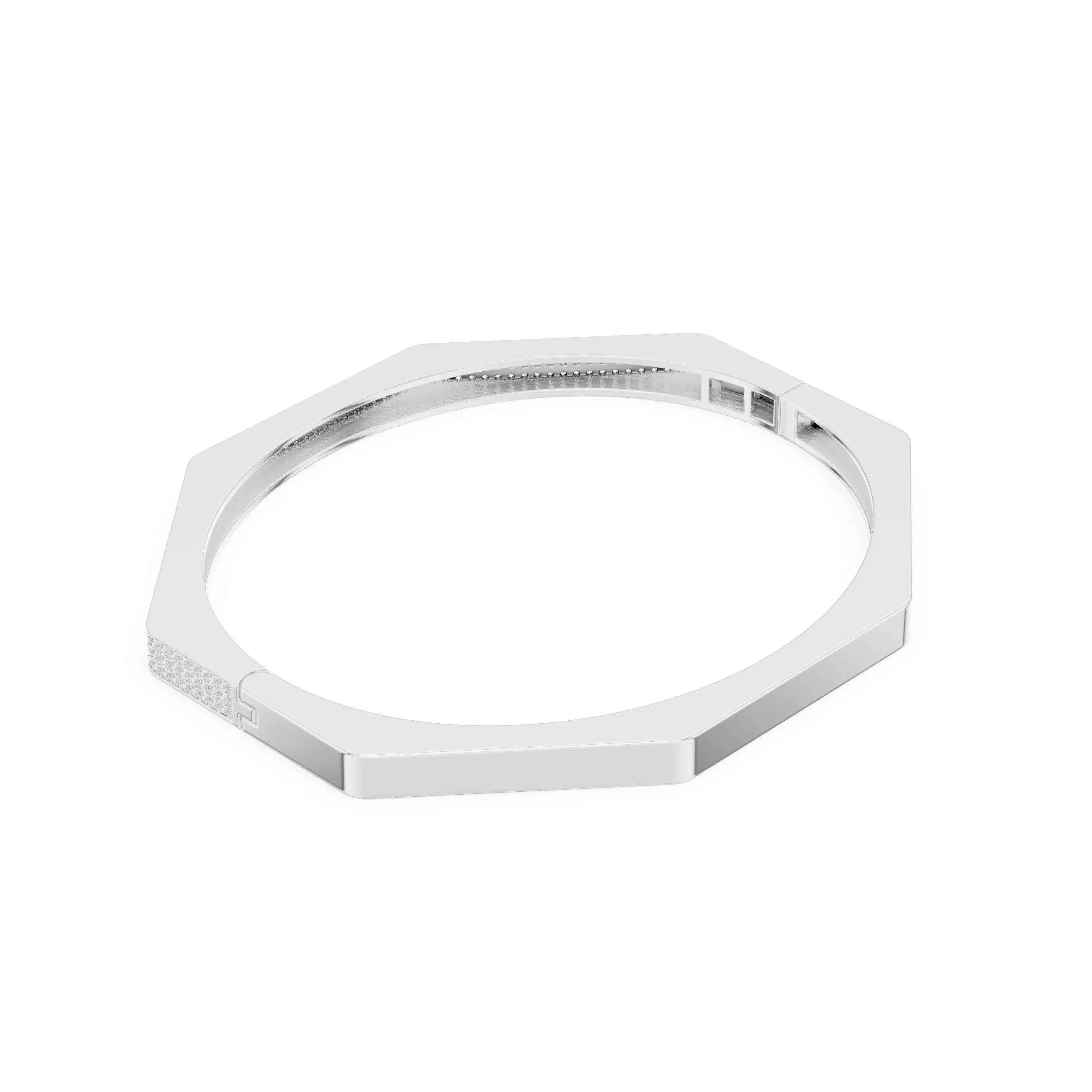 Plain Stylish Mens Bracelet with Video and Files 3D print model_7