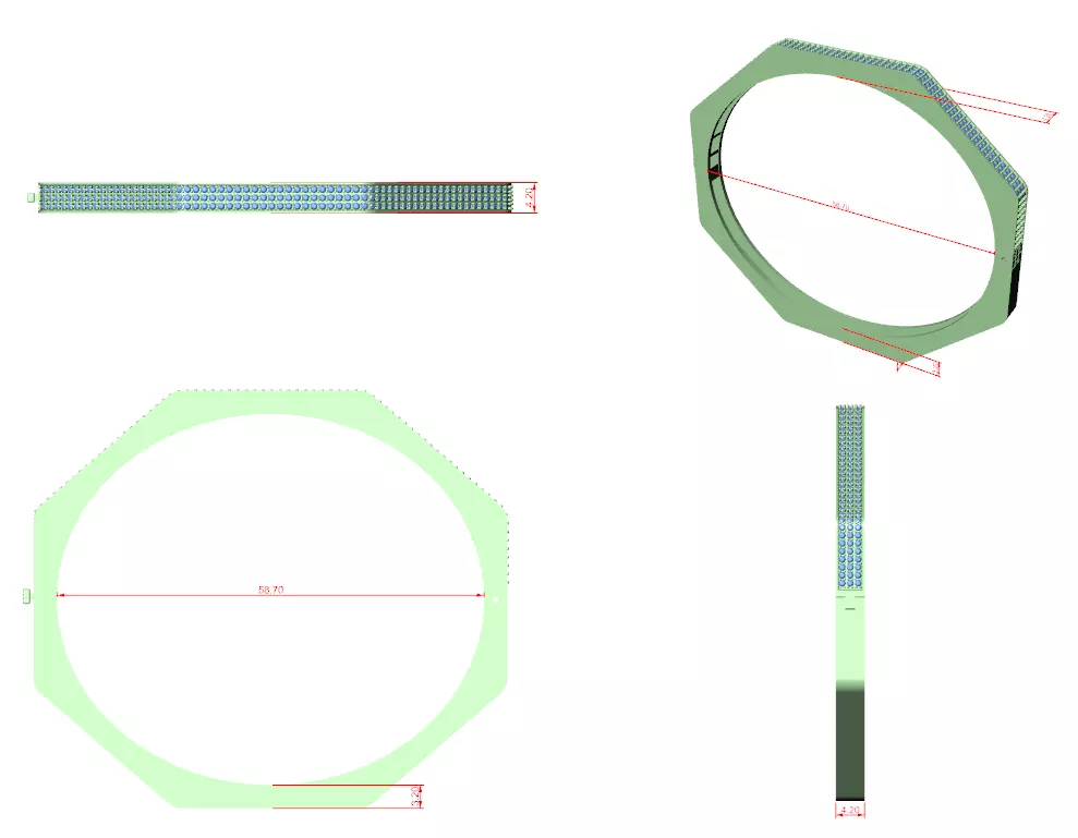 Plain Stylish Mens Bracelet with Video and Files 3D print model_12