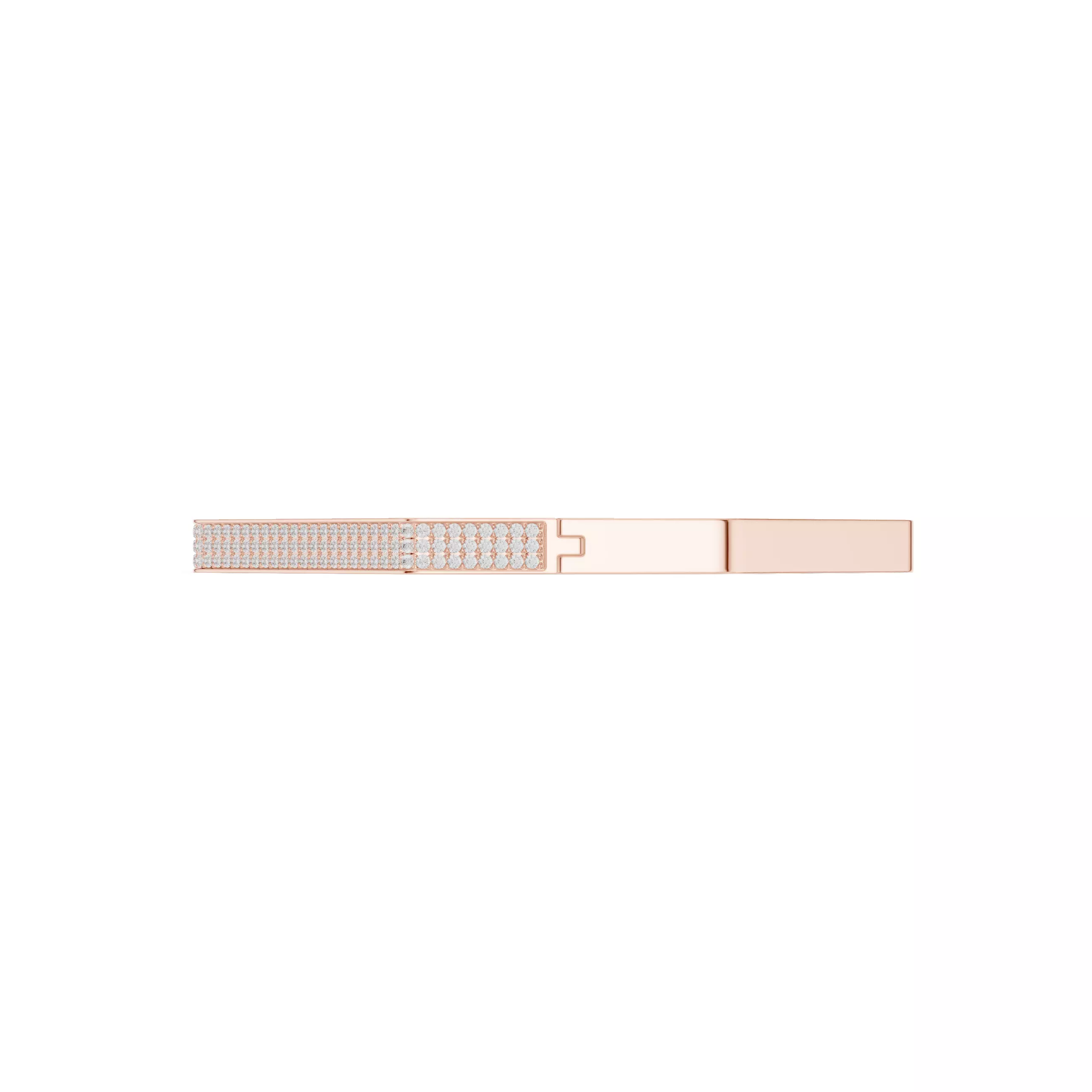 Plain Stylish Mens Bracelet with Video and Files 3D print model_5