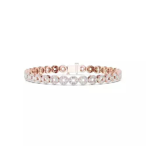 Marquise Cut Diamond Men Bracelet Design Files With Videos  3D print model