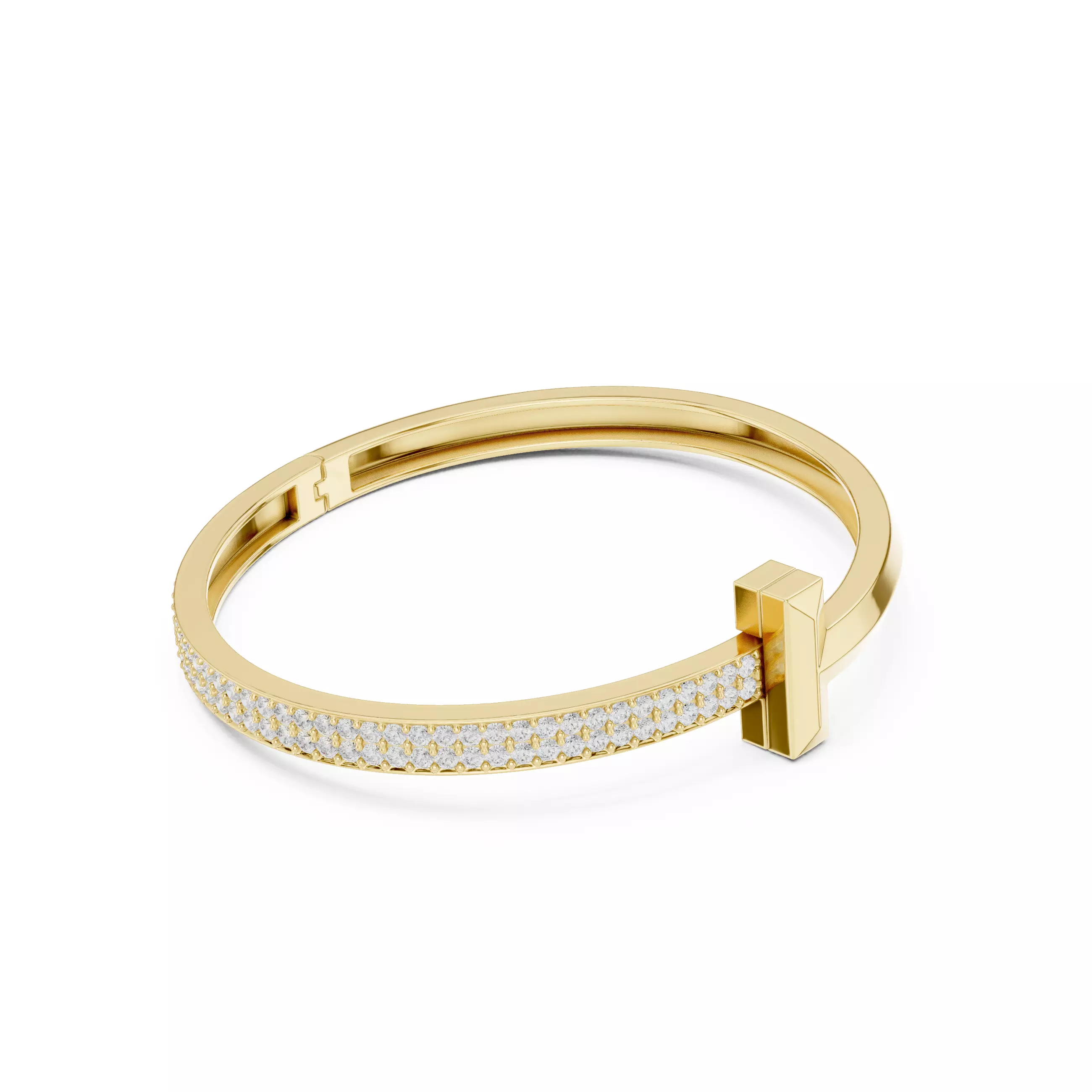 Knife Edge Criss Cross Religious Bracelet For Men With Video 3D print model_9