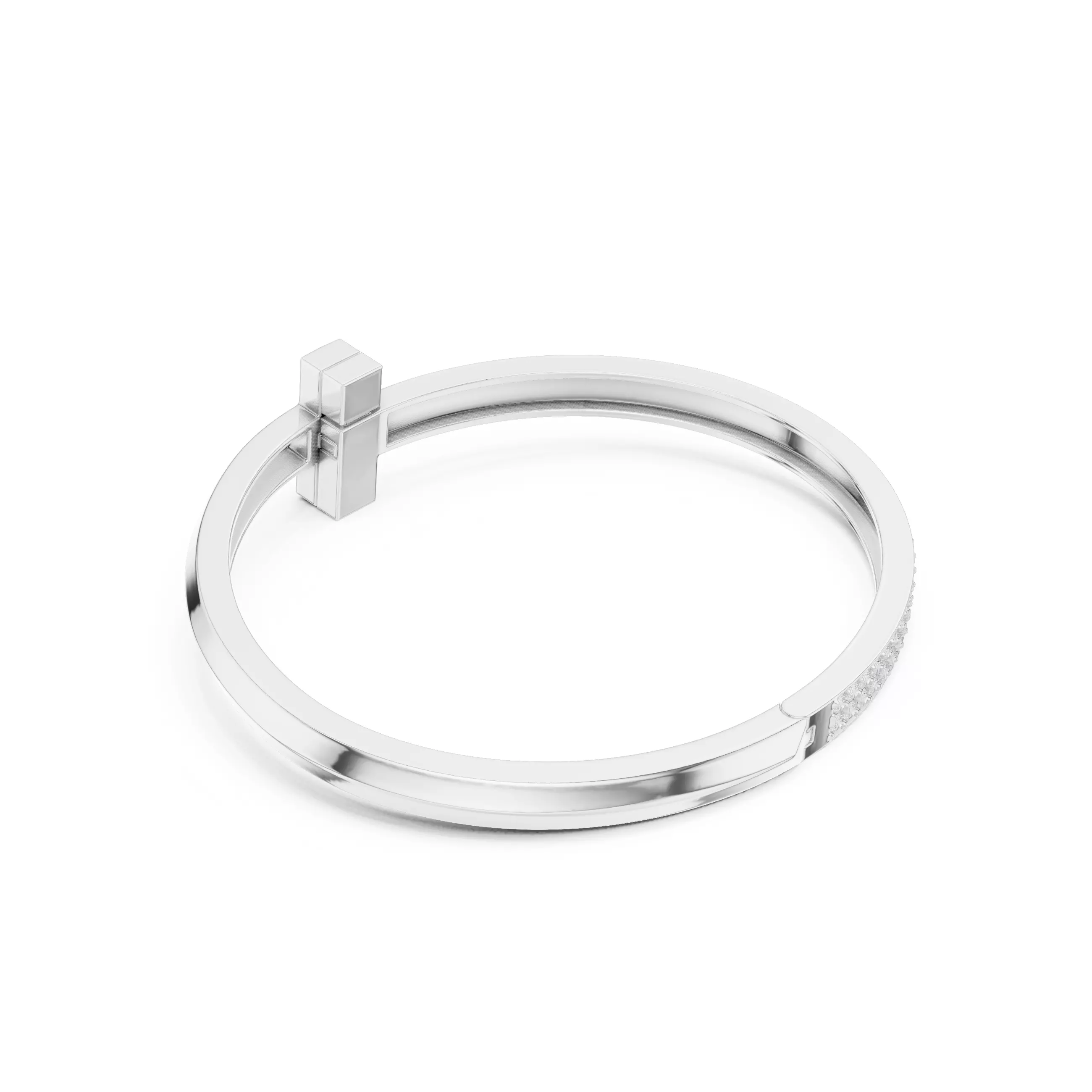 Knife Edge Criss Cross Religious Bracelet For Men With Video 3D print model_7