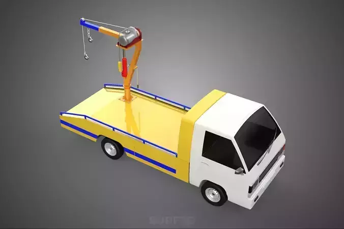 SERVICE TOW TRUCK ROADSIDE OVERHEAD REAR RECOVERY LIFTING CRANE