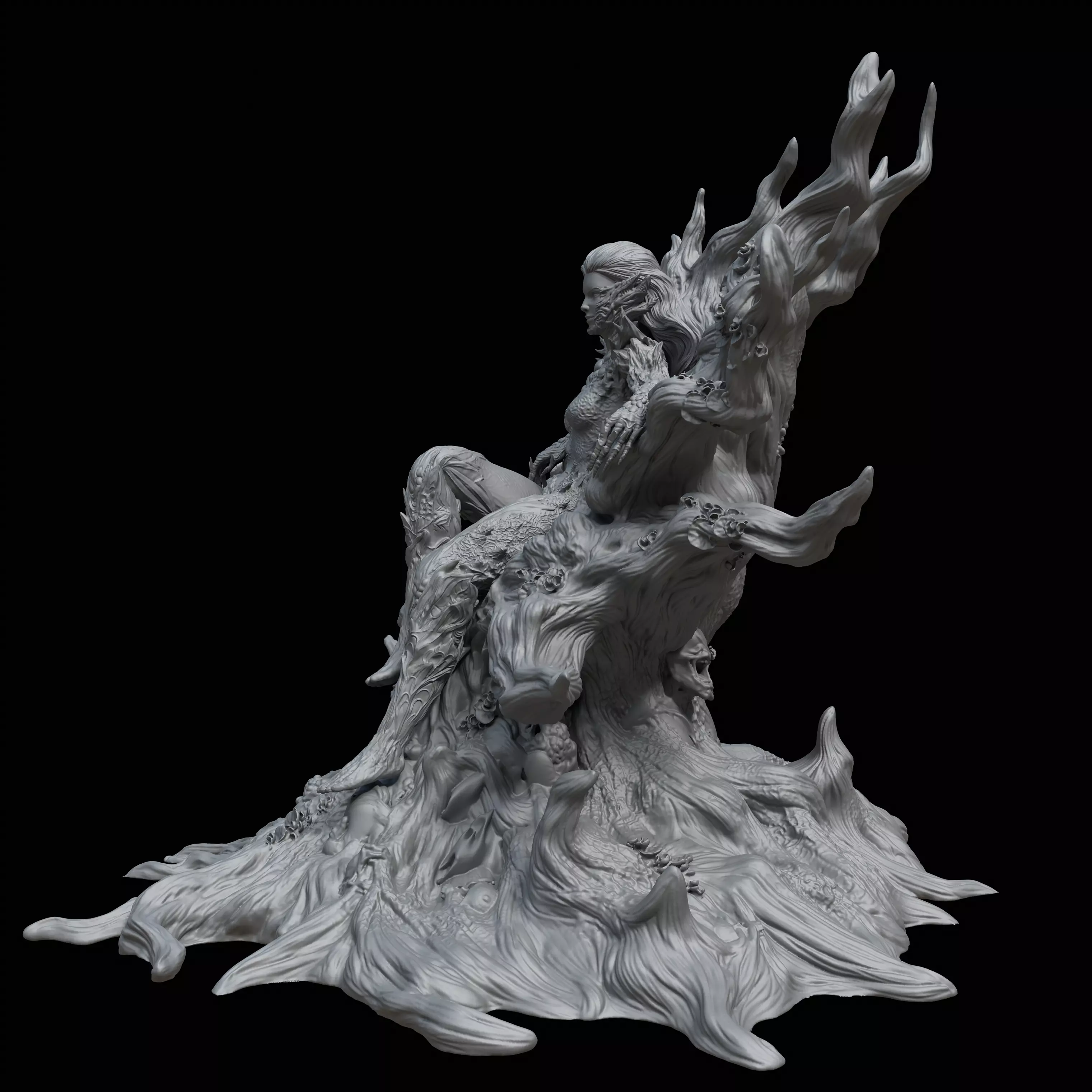 Poison Ivy in Classic and Fungal Costumes Inspired by DC Comics 3D print model_12