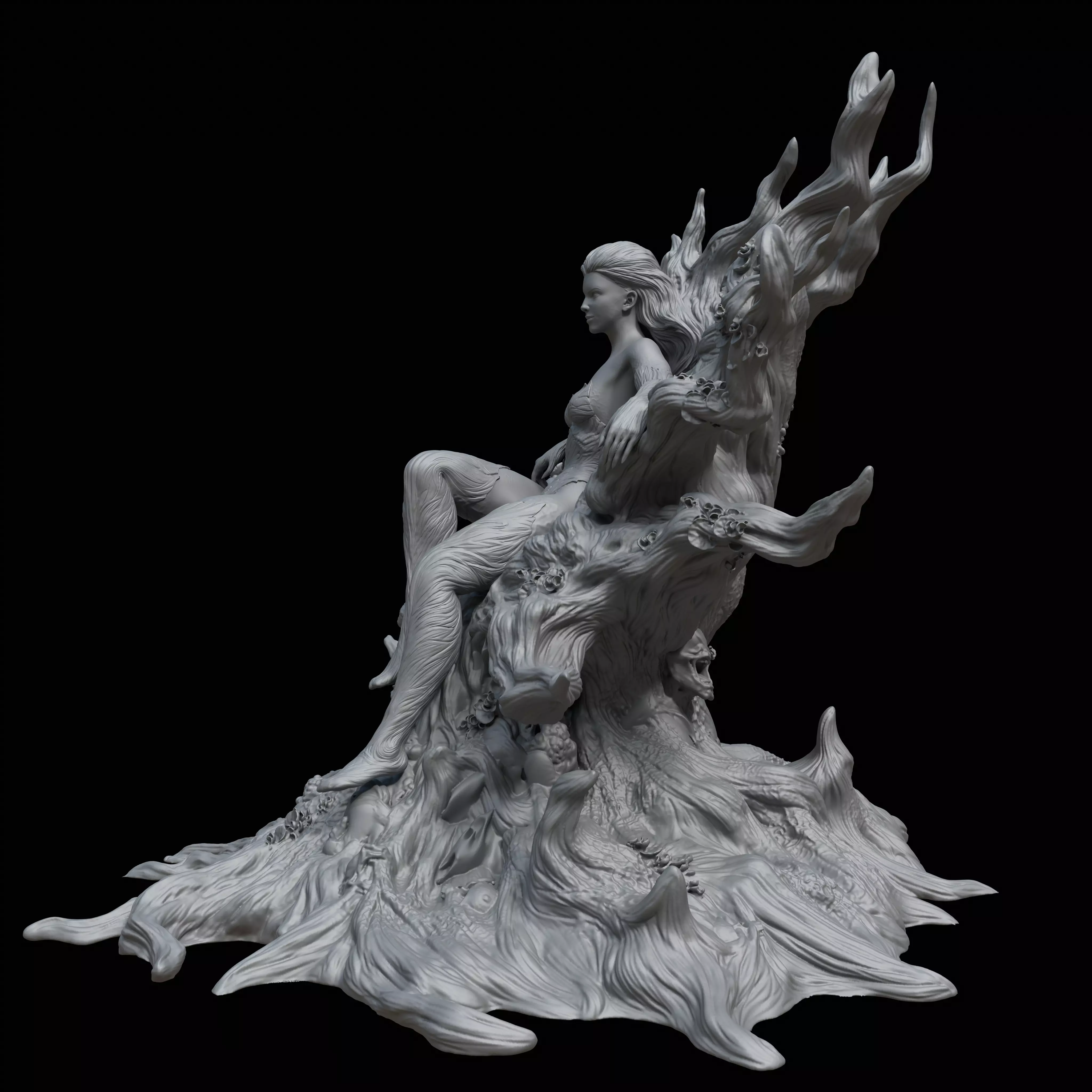 Poison Ivy in Classic and Fungal Costumes Inspired by DC Comics 3D print model_0