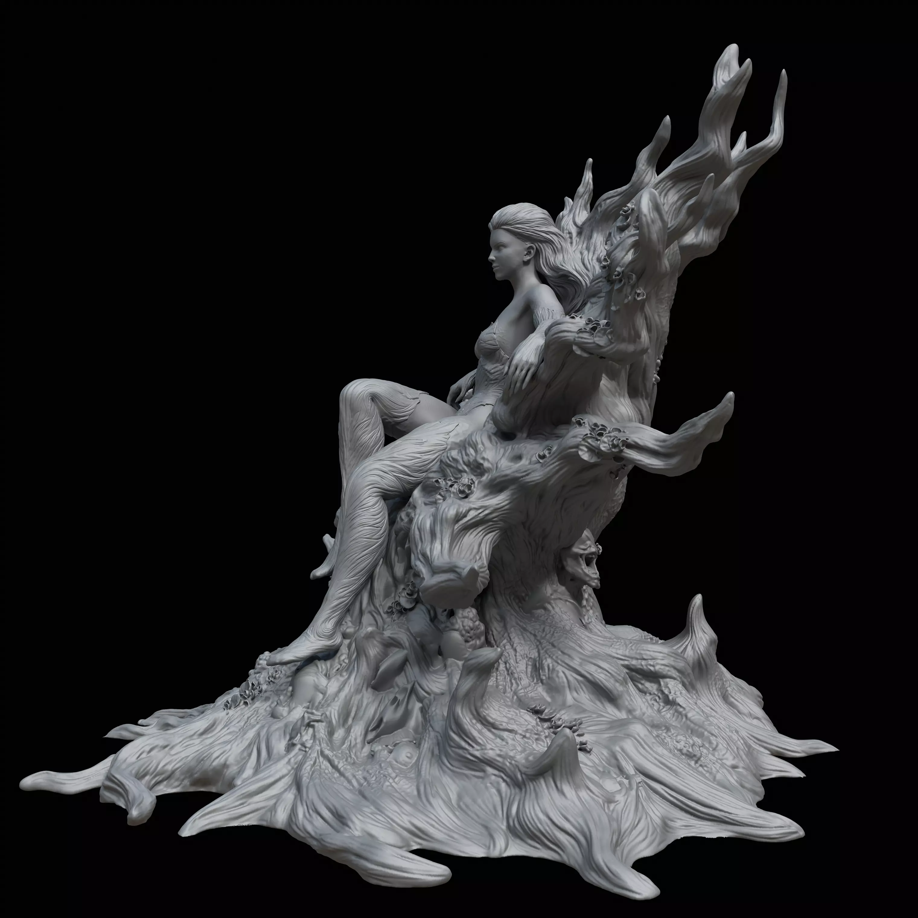 Poison Ivy in Classic and Fungal Costumes Inspired by DC Comics 3D print model_20