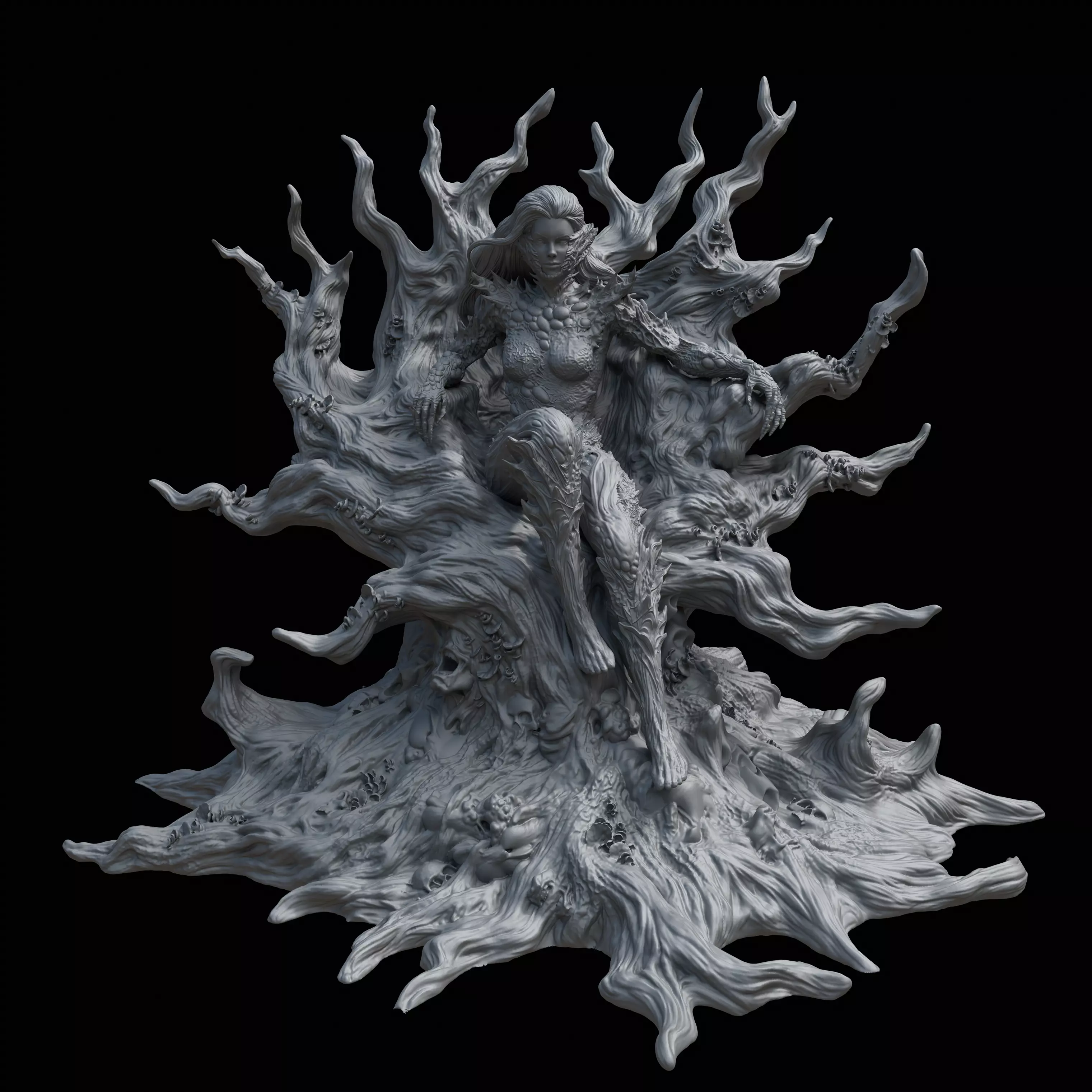 Poison Ivy in Classic and Fungal Costumes Inspired by DC Comics 3D print model_18