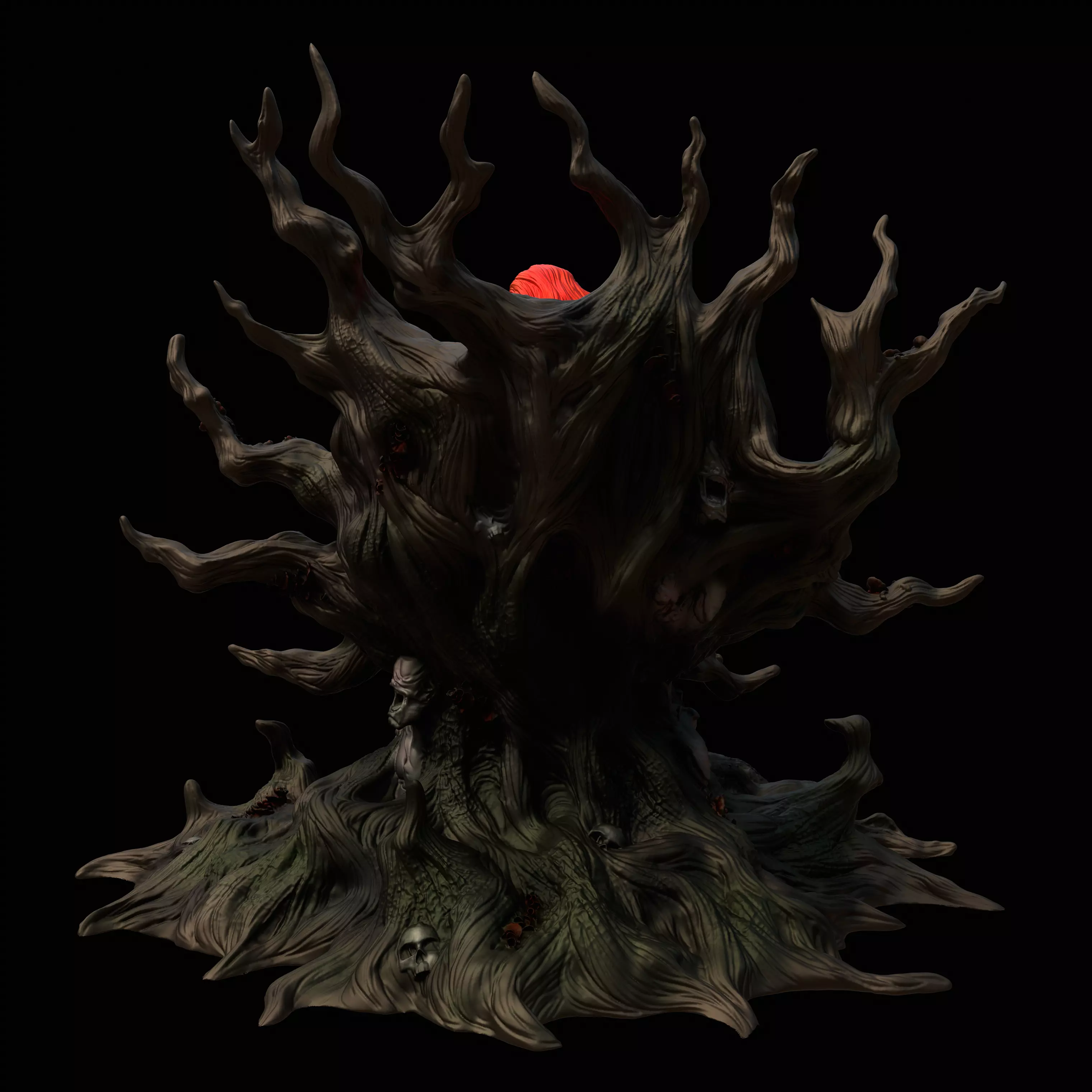 Poison Ivy in Classic and Fungal Costumes Inspired by DC Comics 3D print model_24