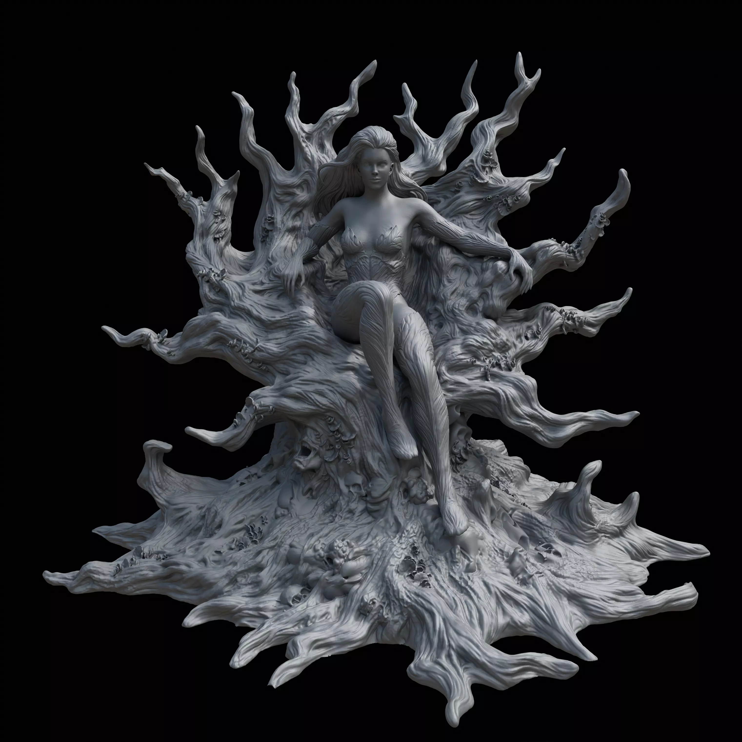 Poison Ivy 3D Model in Classic Costume Inspired by DC Comics 3D print model_7