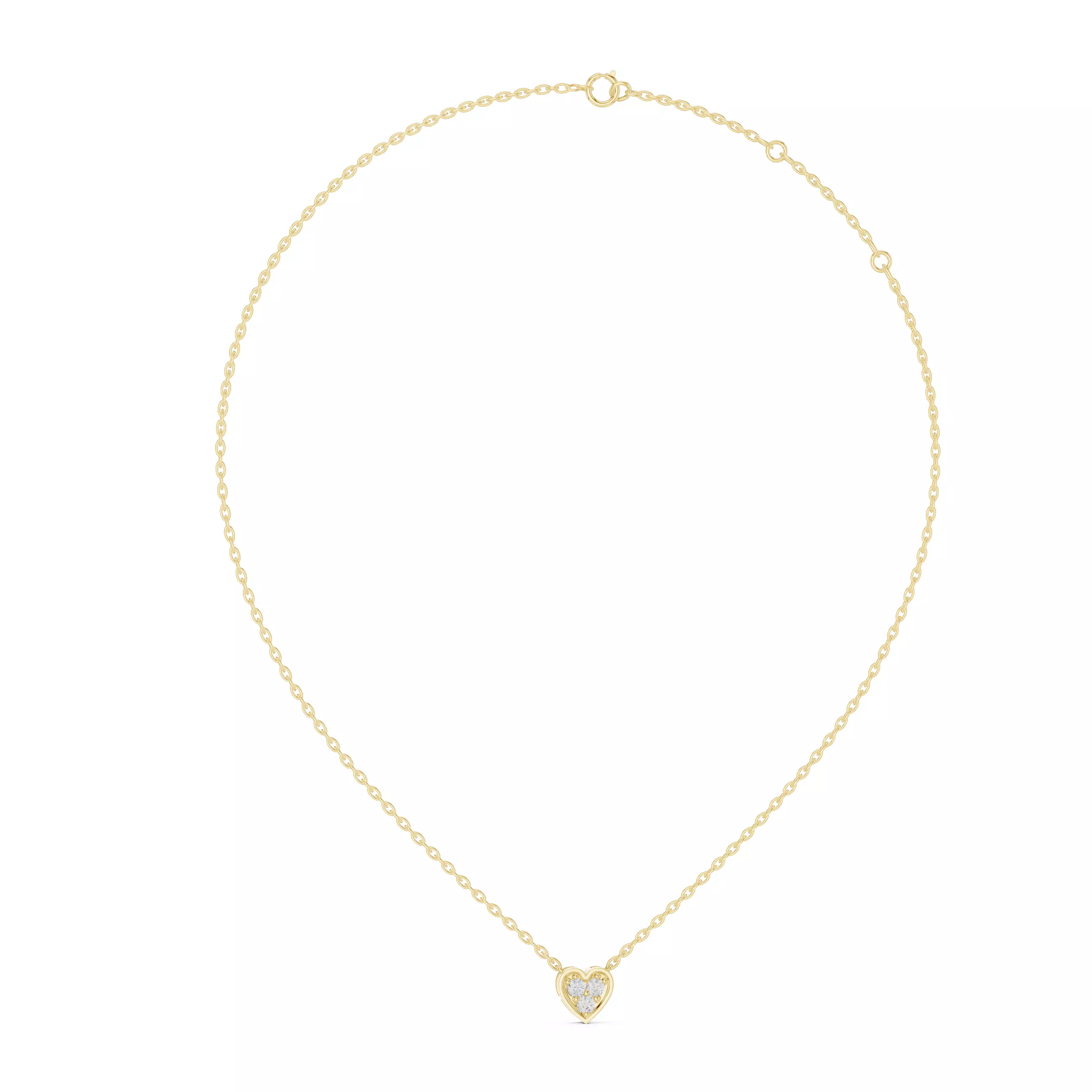 Heart Love Diamond Pendant 3dm stl renders animation videos 3D print model_8