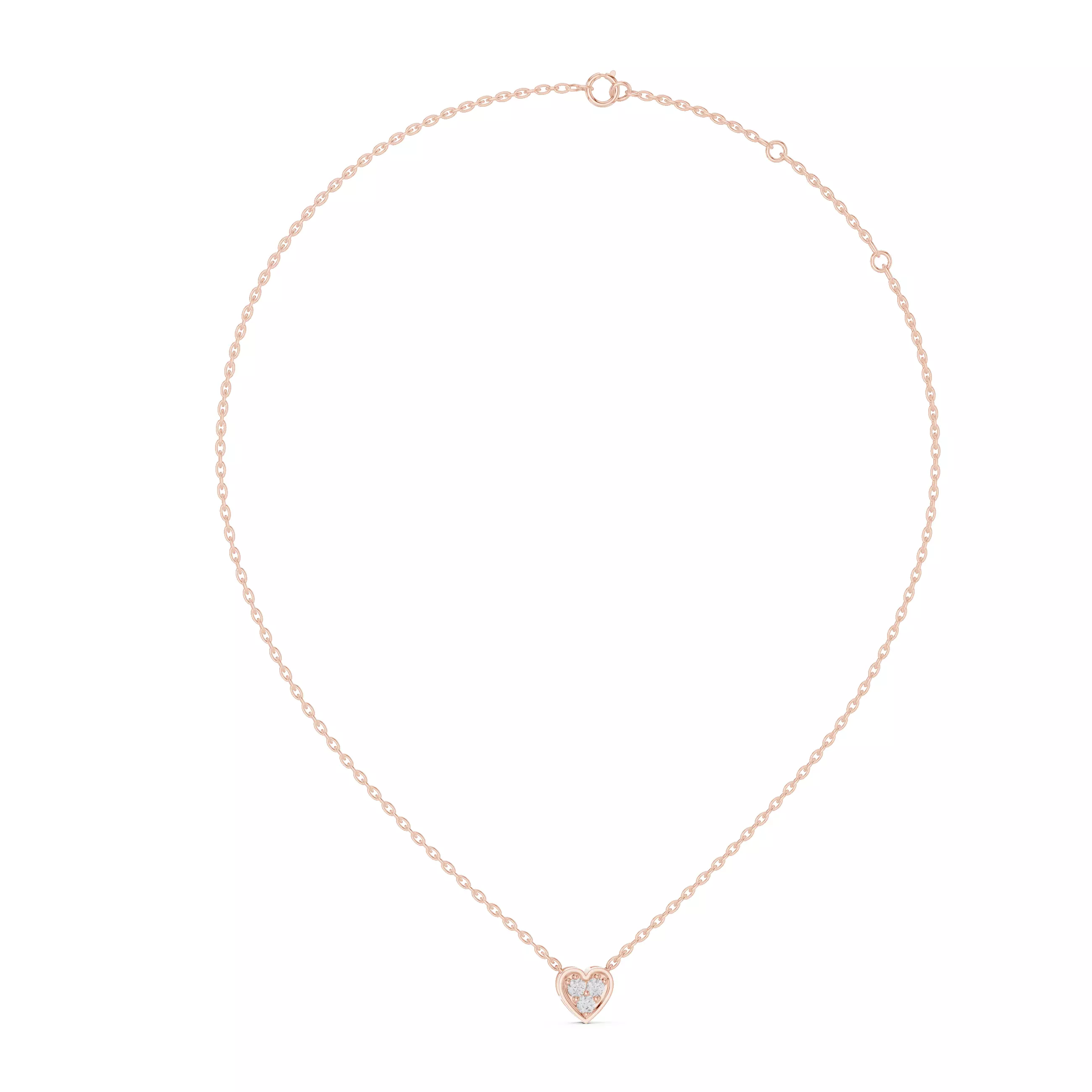 Heart Love Diamond Pendant 3dm stl renders animation videos 3D print model_4