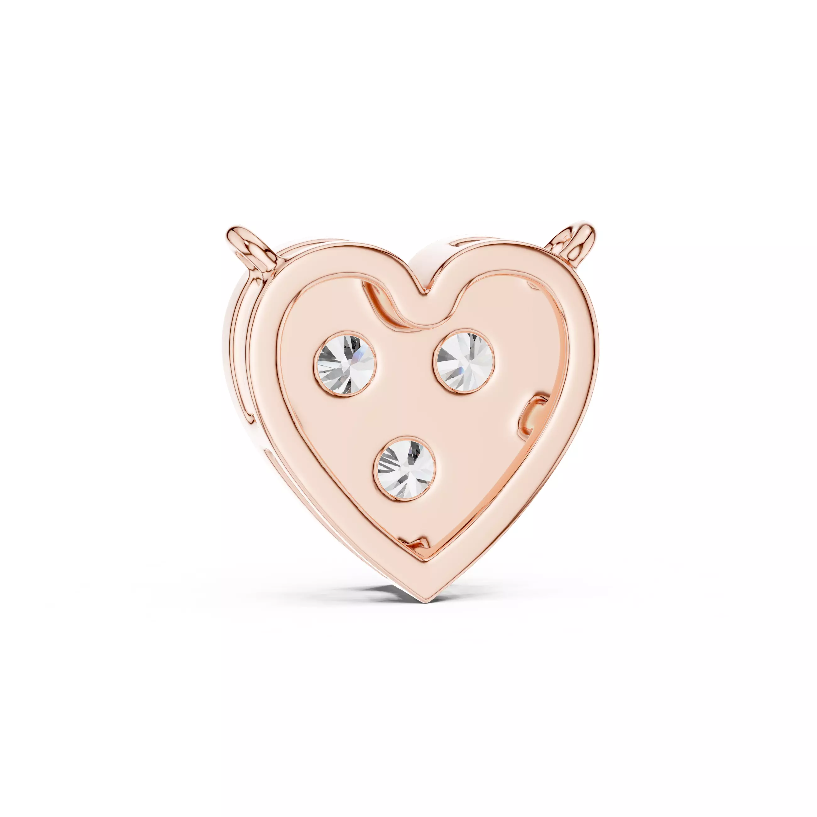 Heart Love Diamond Pendant 3dm stl renders animation videos 3D print model_13