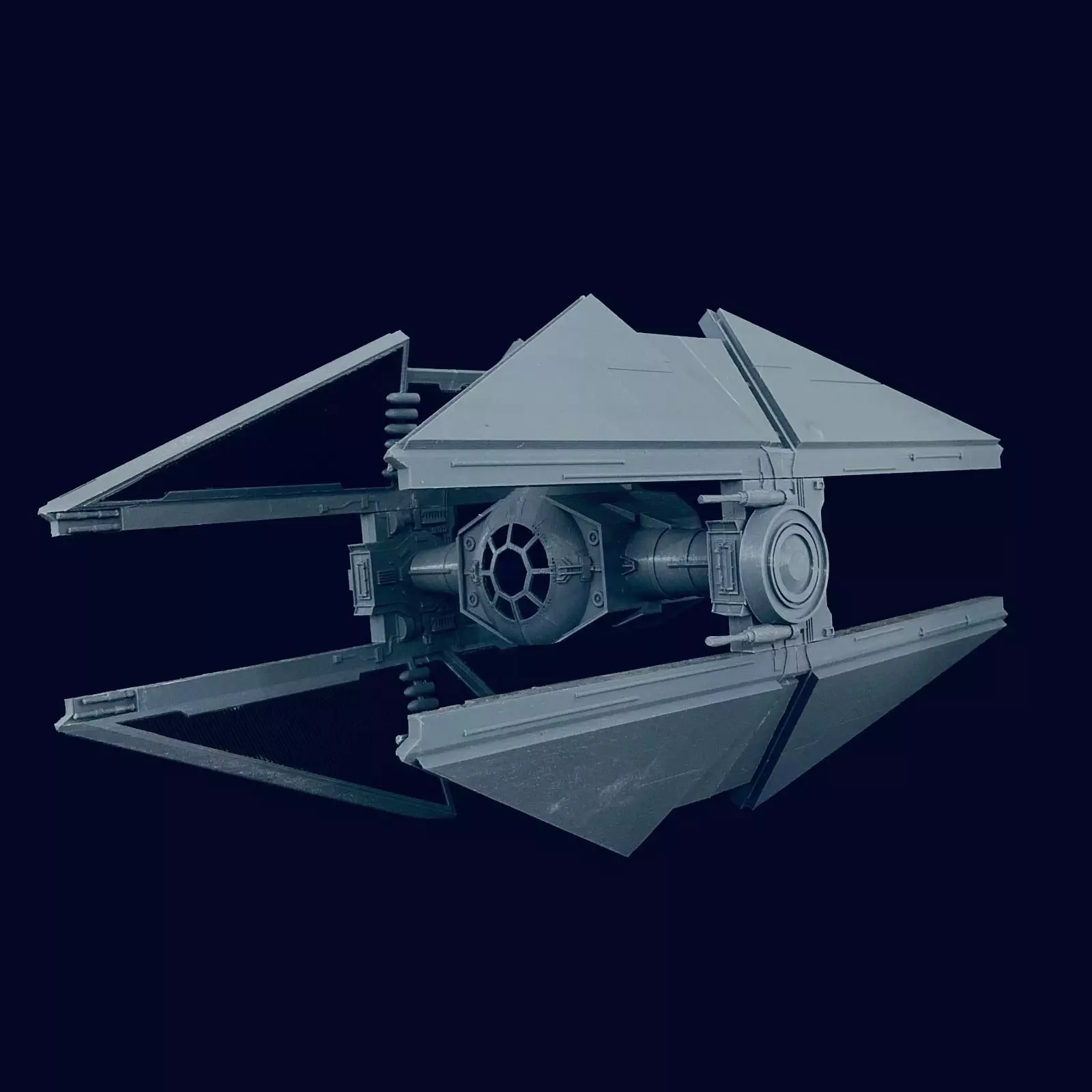 TIE Avenger Prototype 3D print model_3