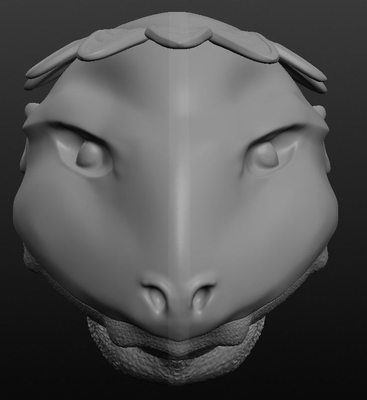 Kappa head part Japanese monsters series vol 02 Free 3D print model_1