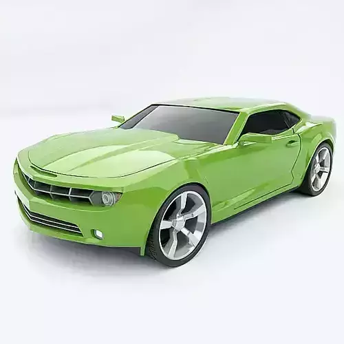 Generic muscle car 3d model