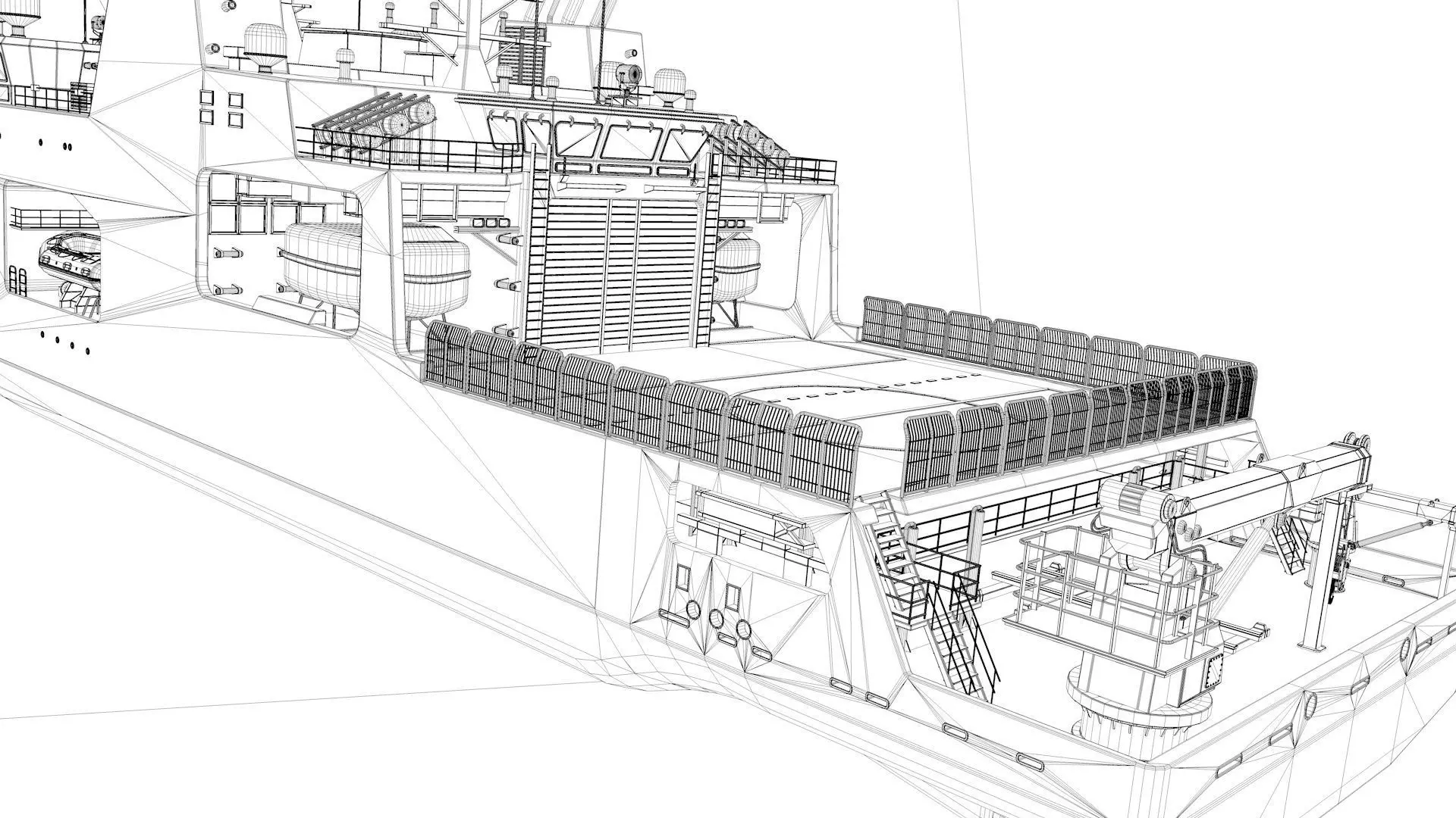 Harry DeWolf-class offshore patrol vessel 3D model_8
