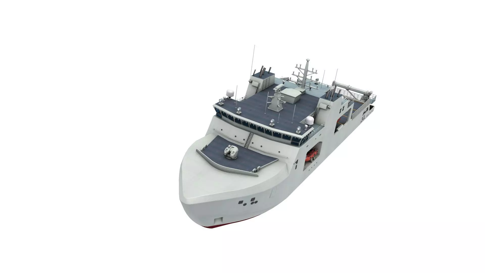 Harry DeWolf-class offshore patrol vessel 3D model_3