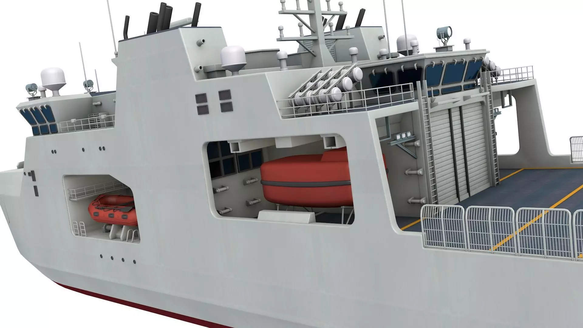 Harry DeWolf-class offshore patrol vessel 3D model_5