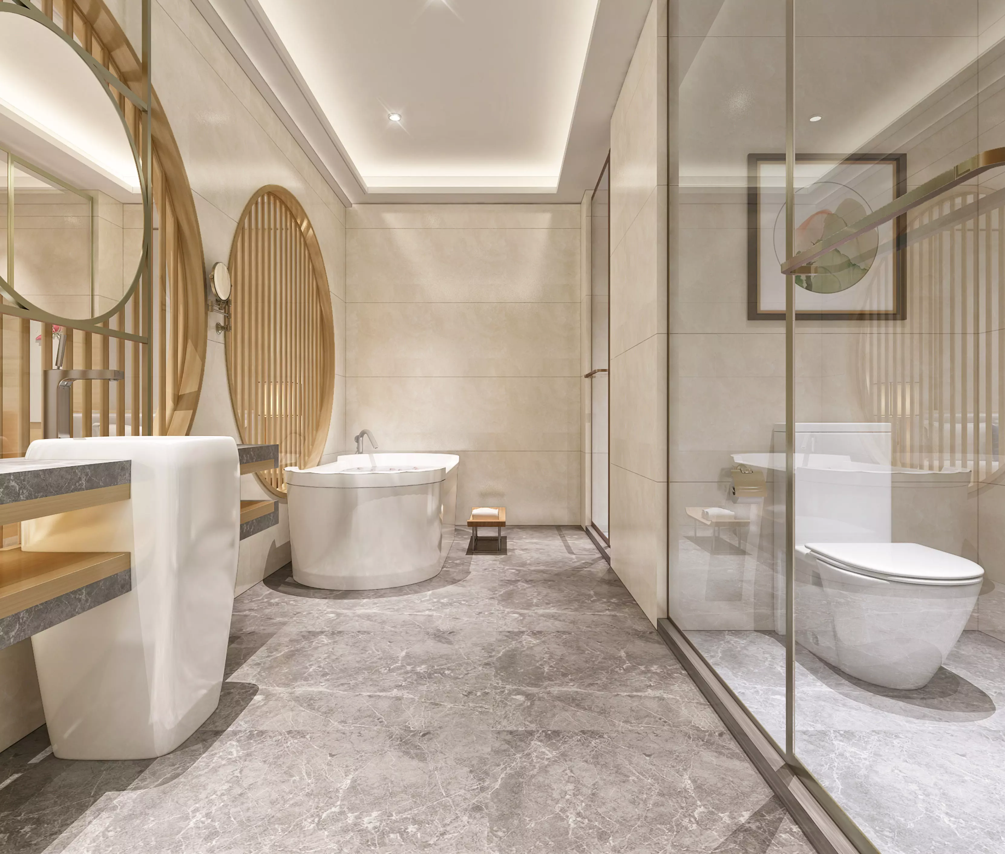 Hotel room 3D model_2