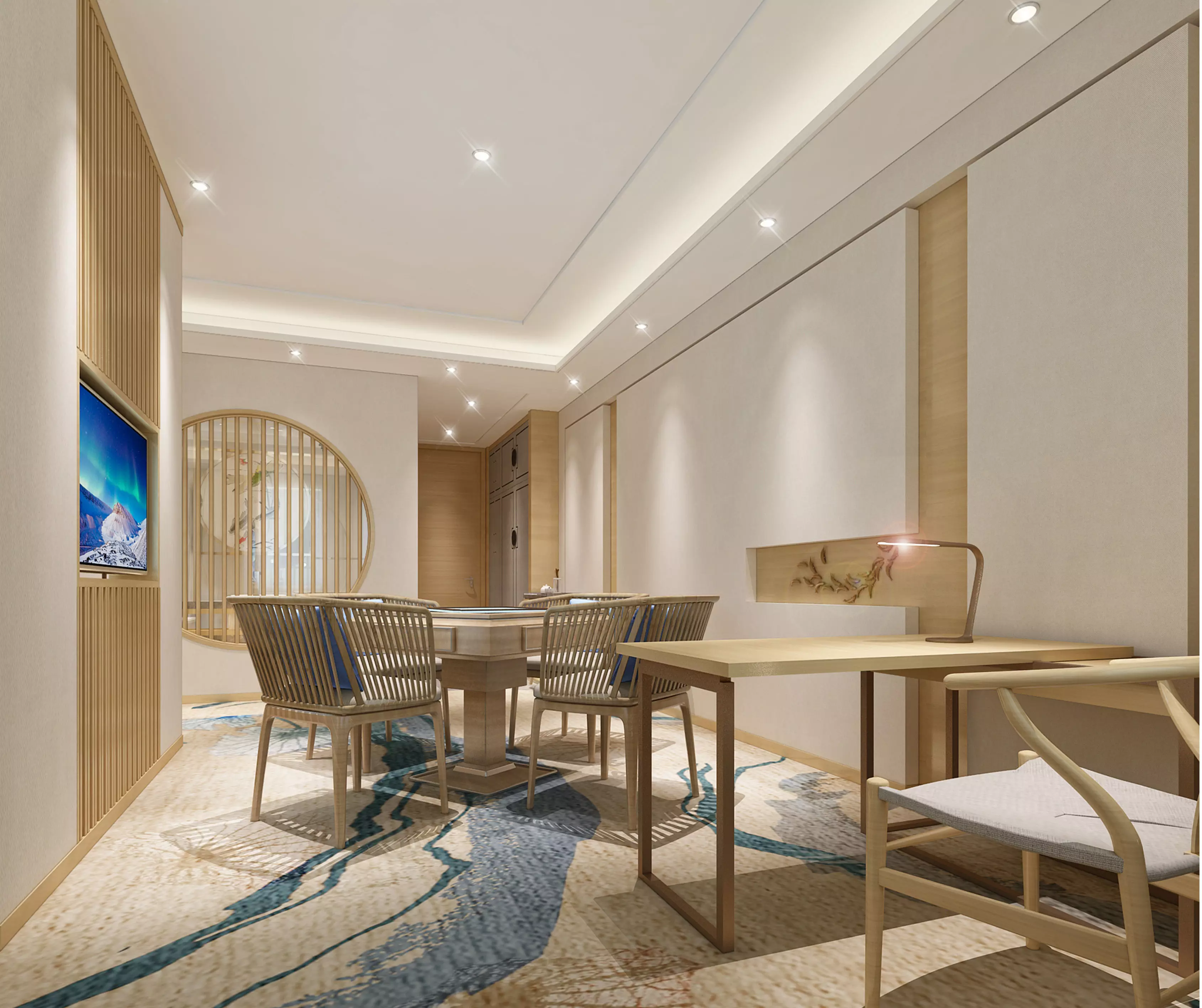 Hotel room 3D model_1