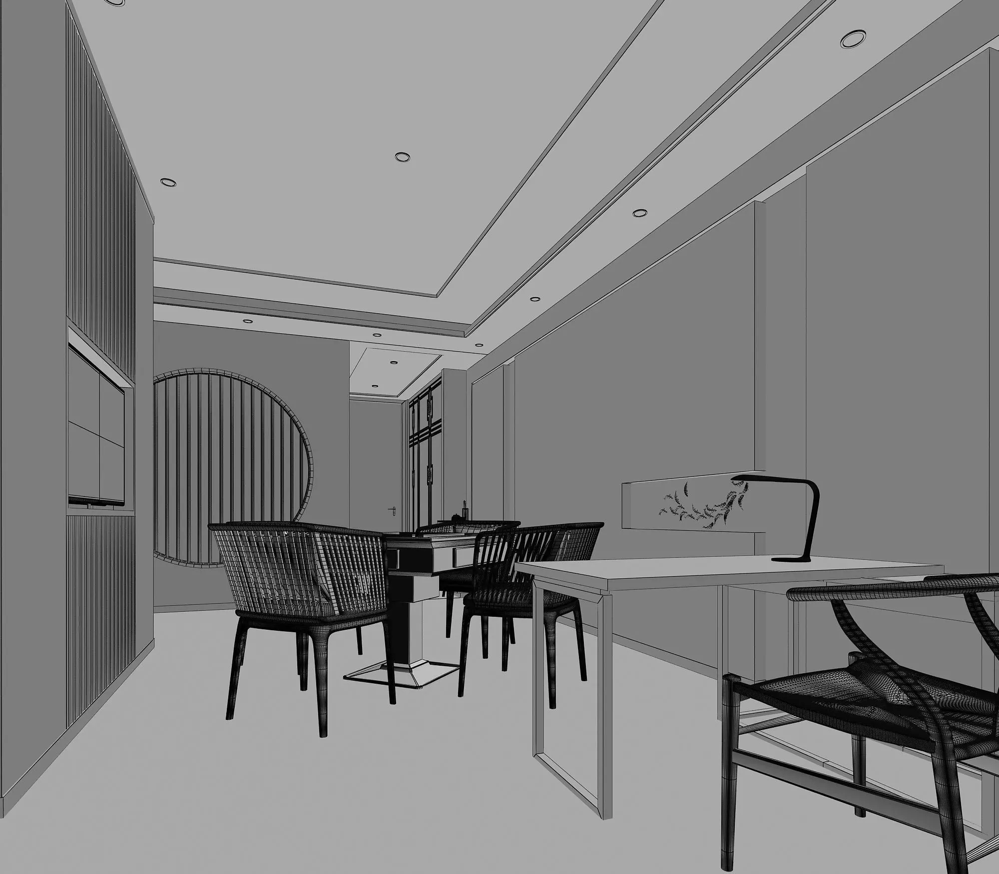 Hotel room 3D model_10