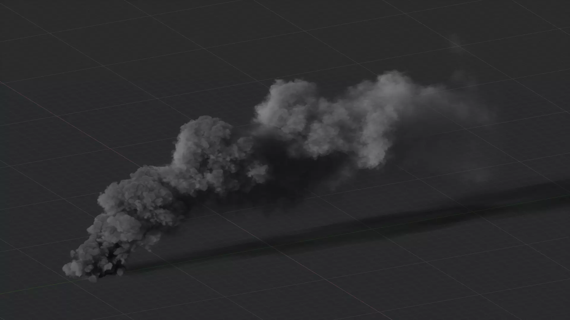 3D Rising Smoke Animation 3D model_3