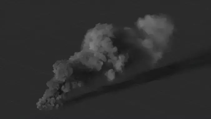 3D Rising Smoke Animation  3D model