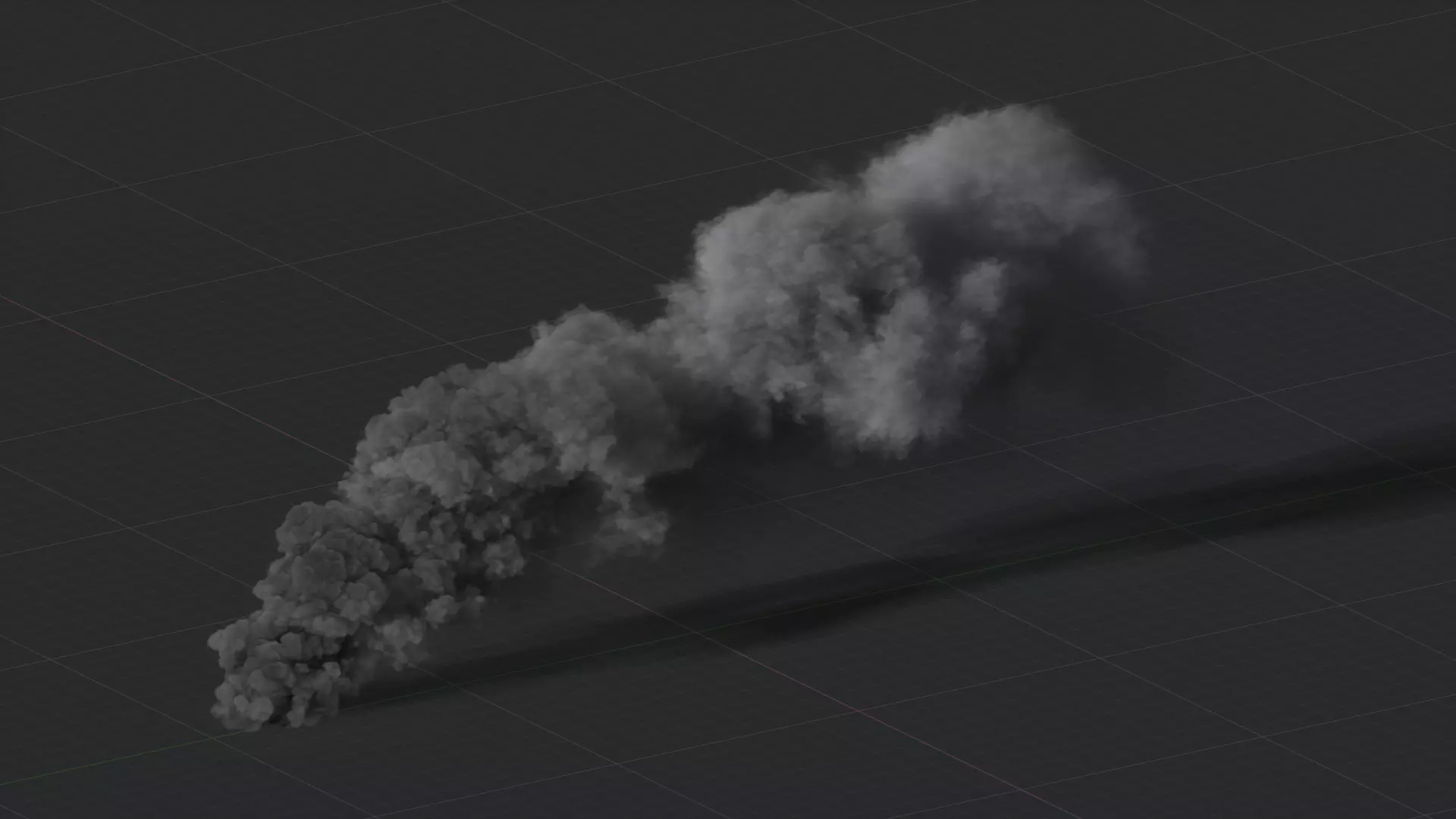 3D Rising Smoke Animation 3D model_2
