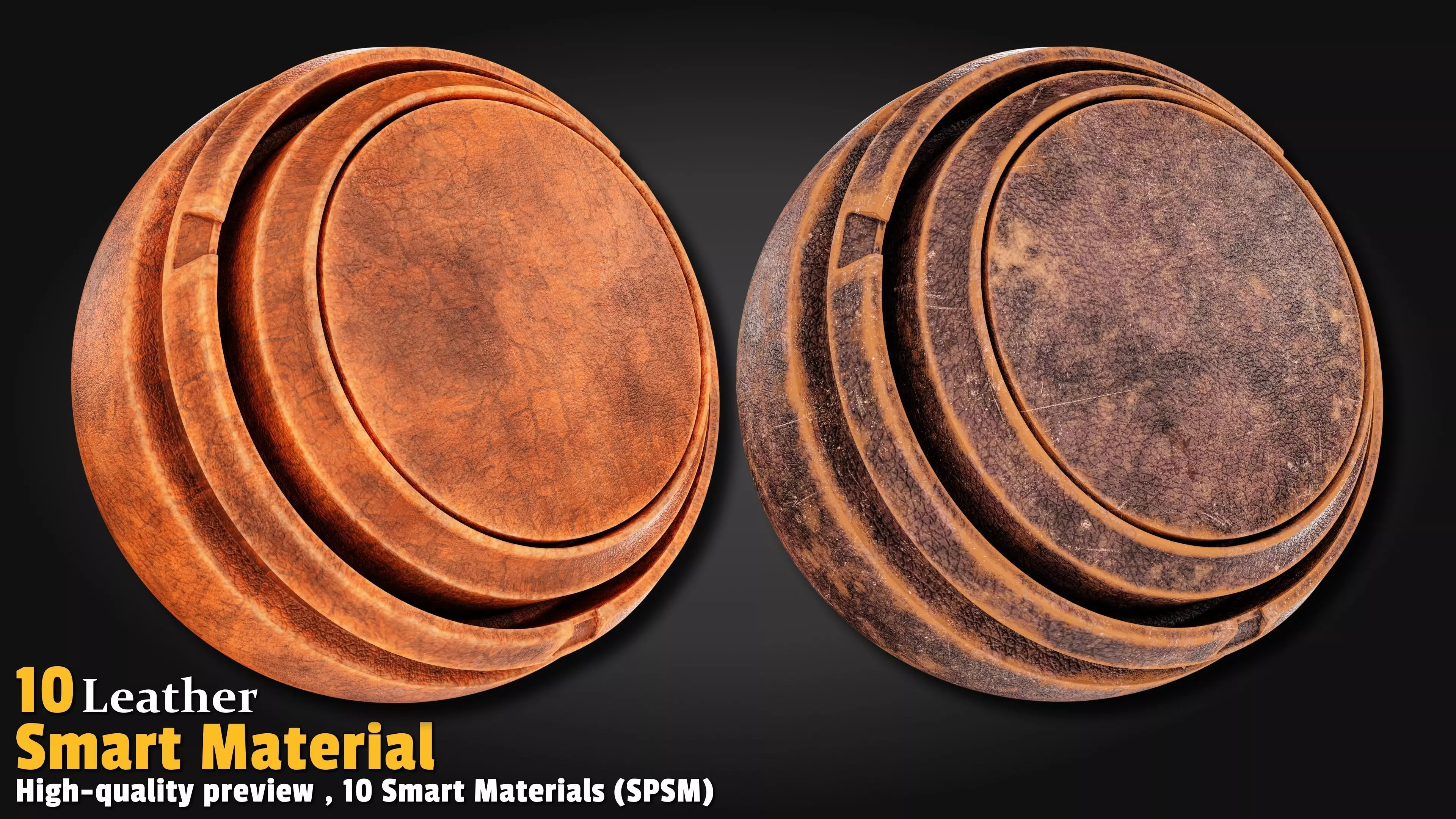 Leather Smart Material Substance 3d Painter Texture_9
