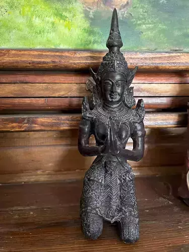 Meditative Warrior 3D Model  Armored Zen Fighter