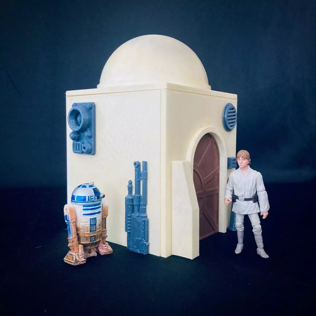 Tatooine Building Diorama 1 3D print model_1