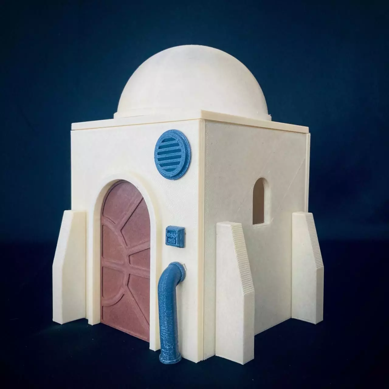 Tatooine Building Diorama 1 3D print model_3