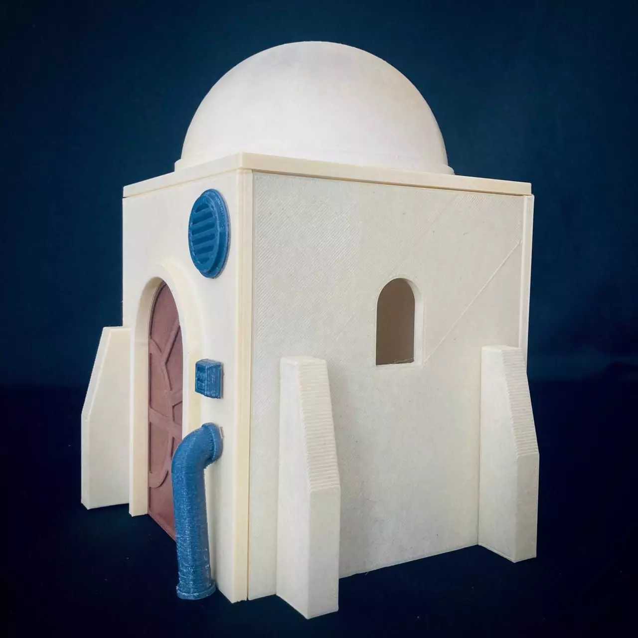 Tatooine Building Diorama 1 3D print model_5