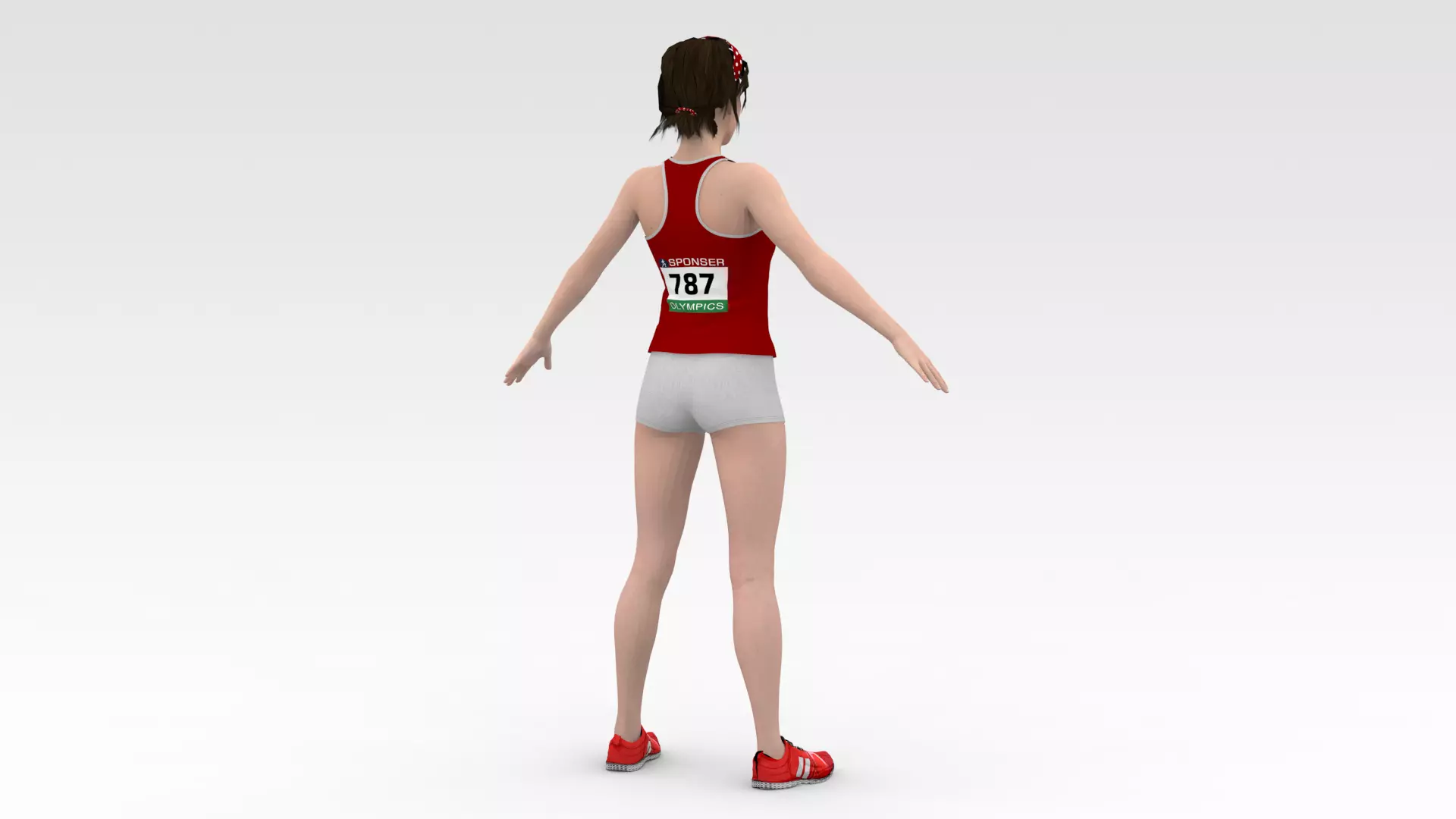 2 Female Track Athletes Collection _5