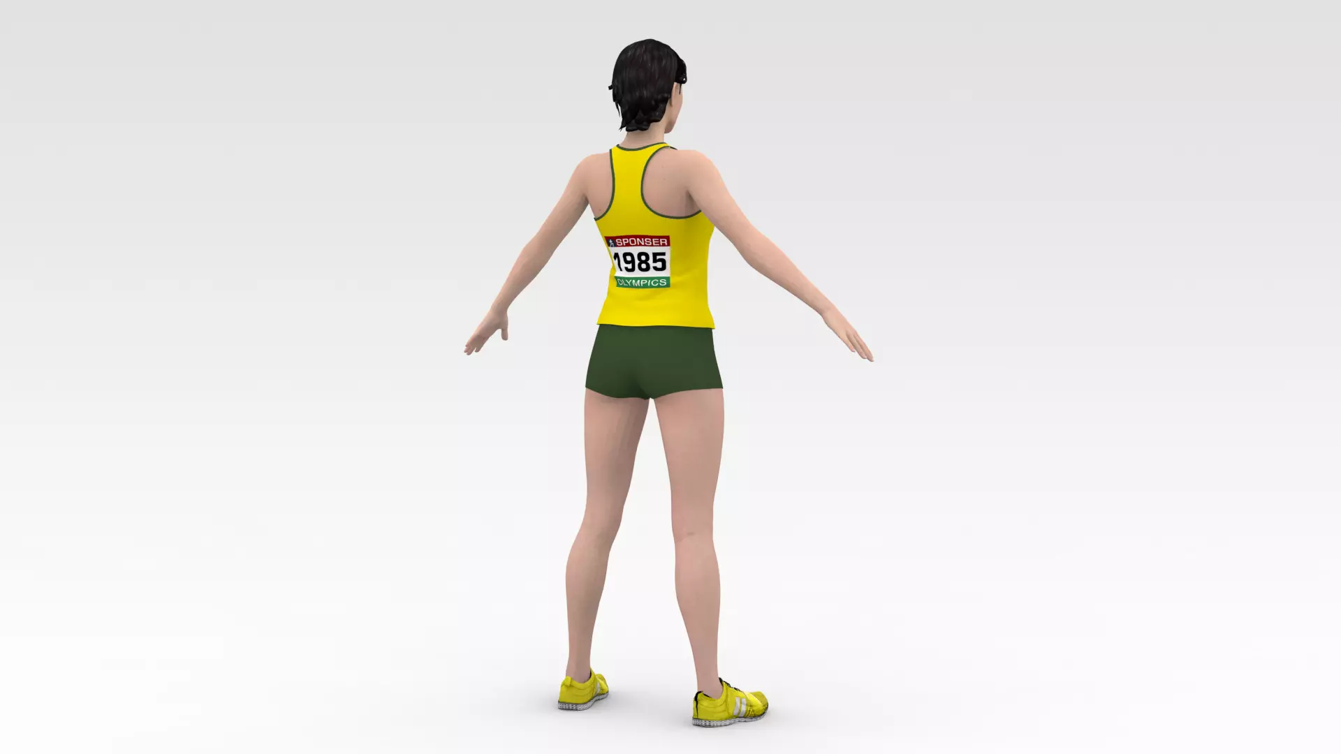 2 Female Track Athletes Collection _12