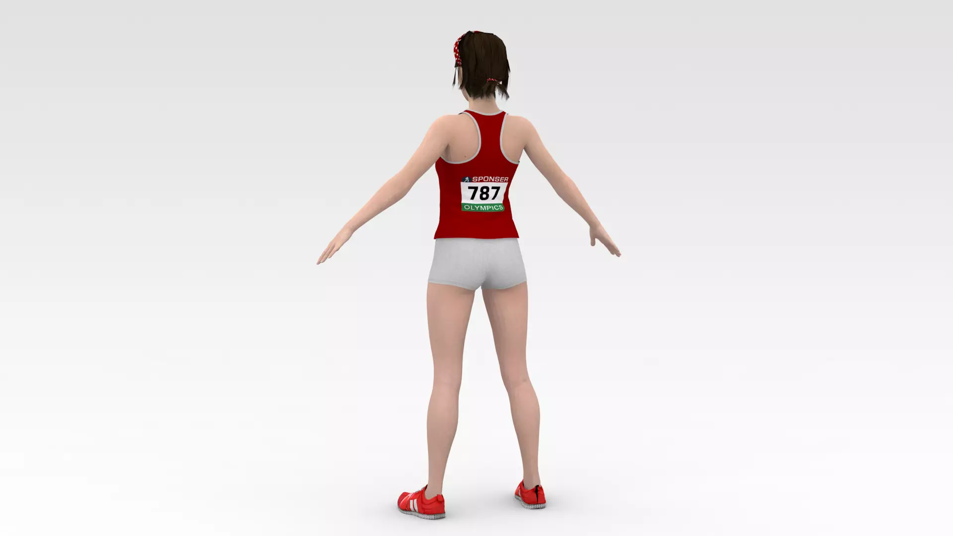 2 Female Track Athletes Collection _4