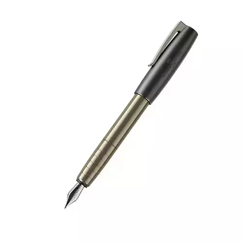 Loom Gunmetal Fountain Pen by Faber Castell
