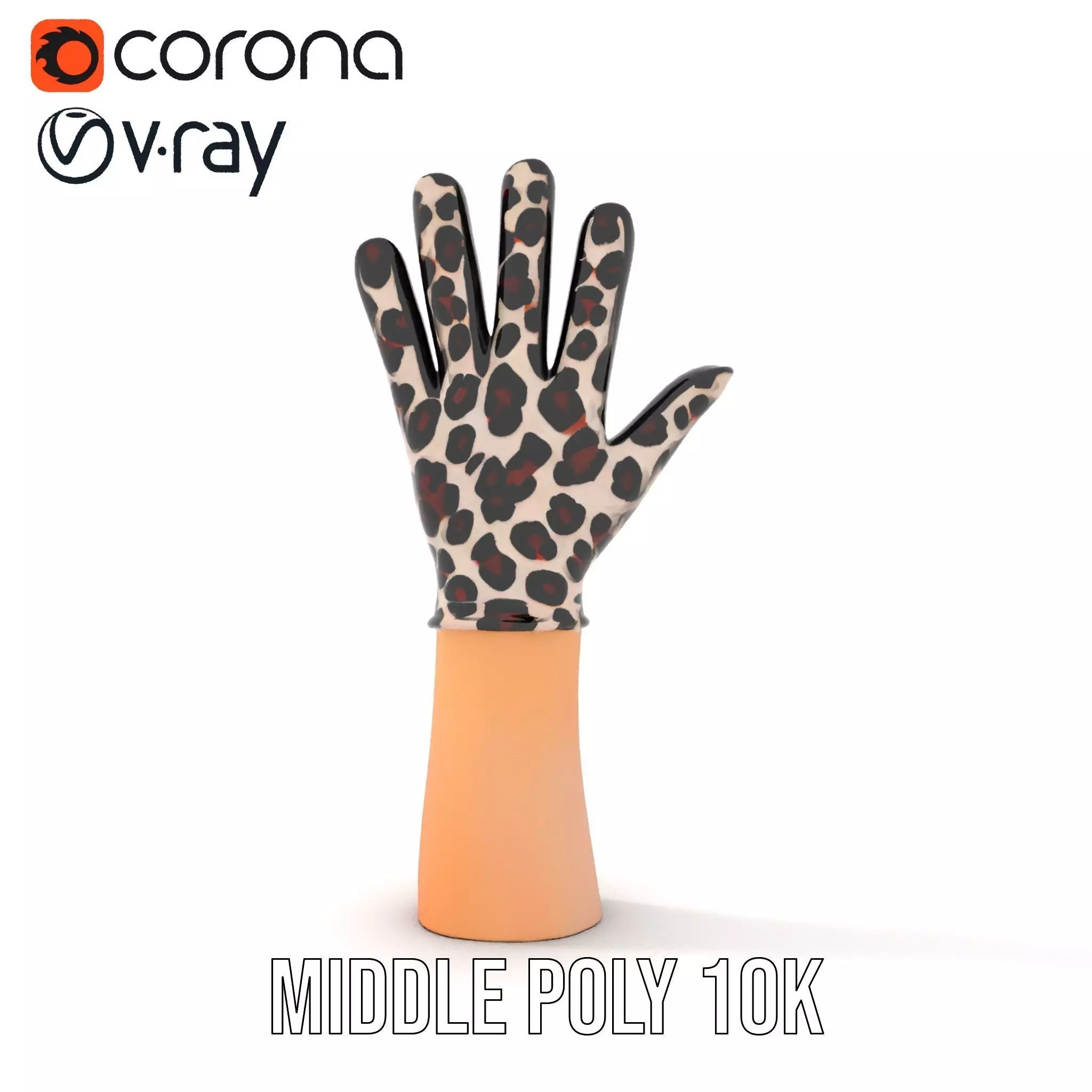 Leopard Print Glove Model Pack Texture_6